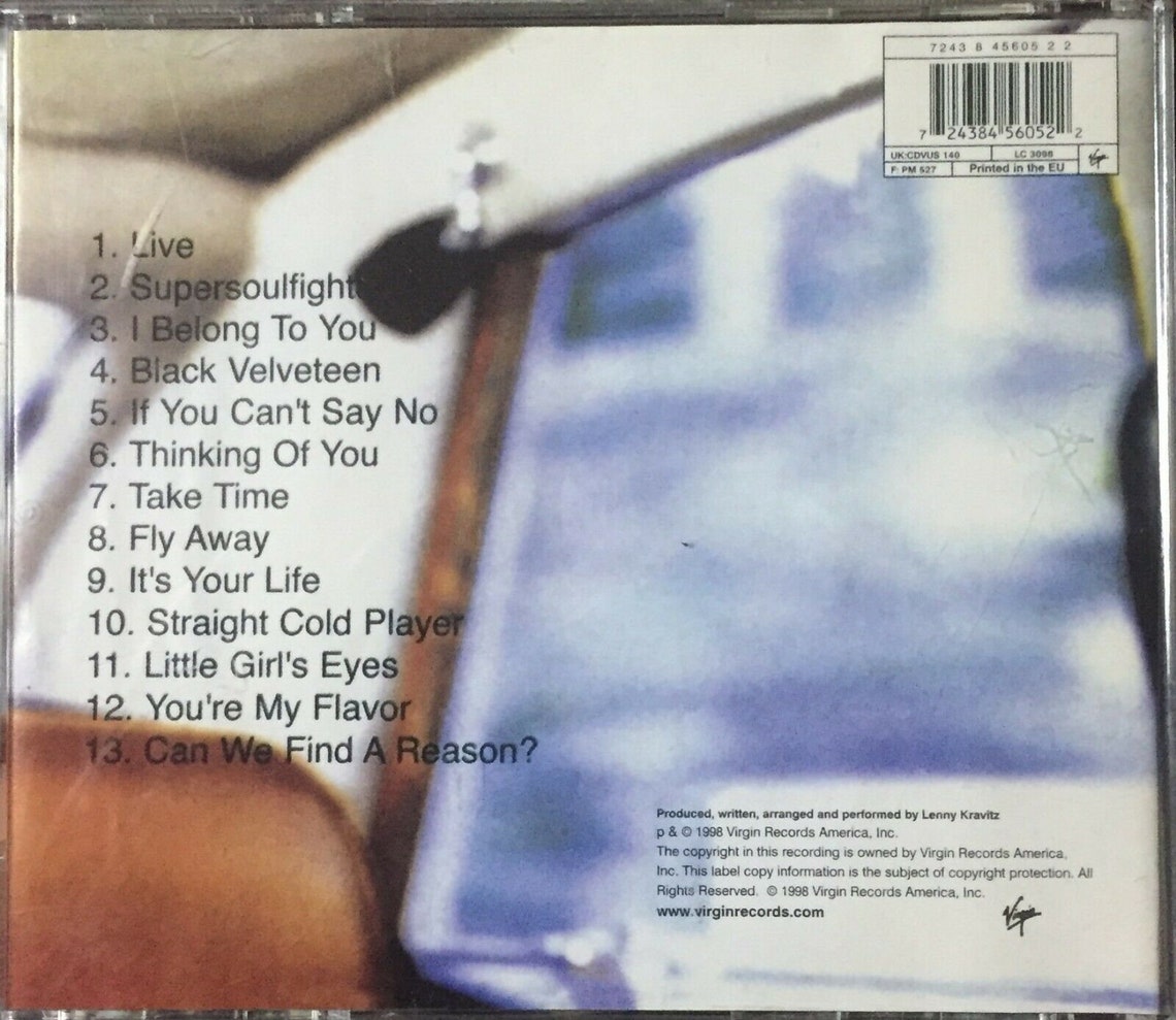 Lenny Kravitz 5 CD Album Inoffizielle Veröffentlichung Etsy
