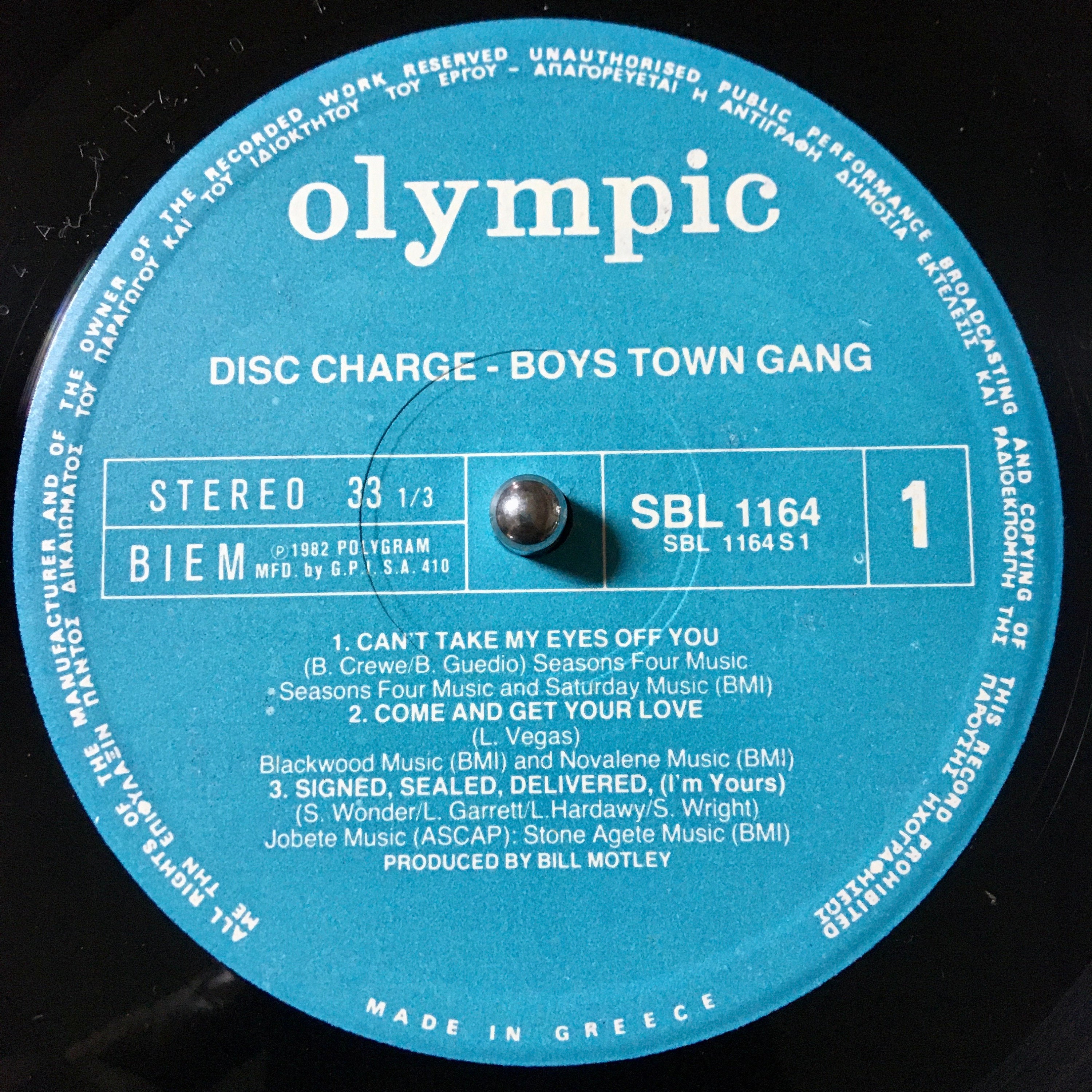 1982 Boys Town Gang – Disc Charge , Vinyl, LP, Album - Etsy