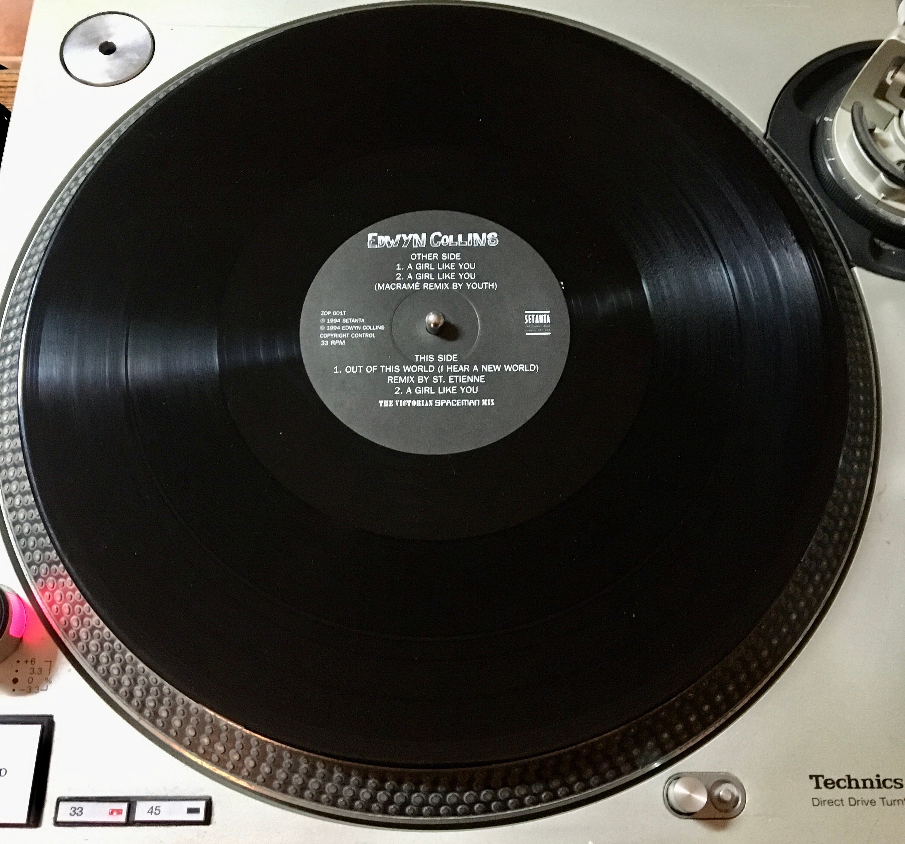 1994 (near Mint) Edwyn Collins - A Girl Like You (12