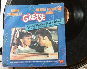 1978 John Travolta y Olivia Newton-John - Eres el que yo quiero, Vinilo, 7", 45 RPM