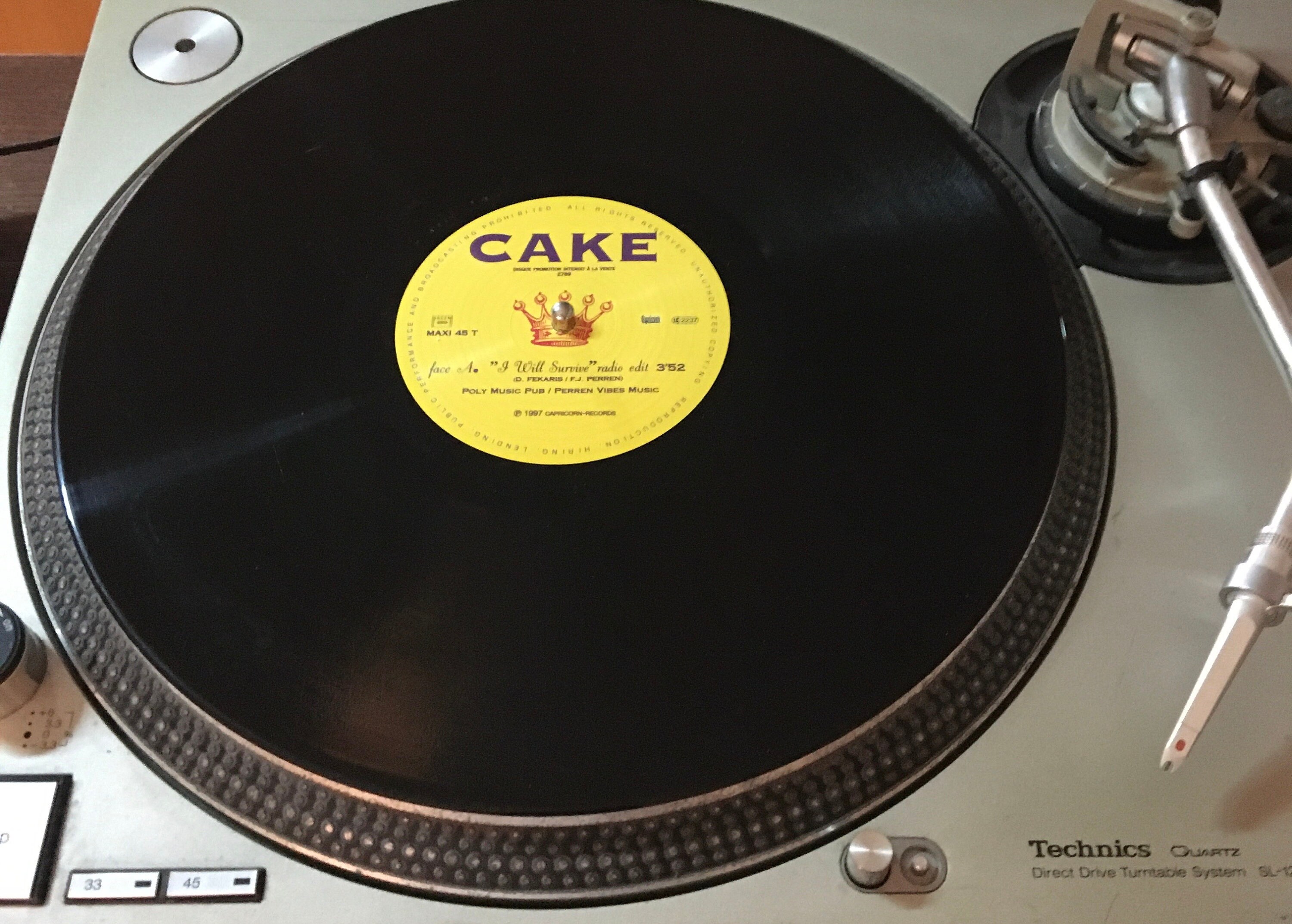 1997 PROMO Cake – I Will Survive Vinyl, 12