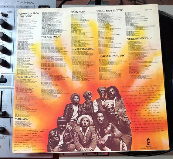 1980 Bob Marley & the Wailers - Uprising , Vinyl, LP, Album - Etsy