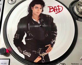 マイケル・ジャクソン　BAD ピクチャー盤LPレコード BAD [LP]ピクチャーレコード - マイケル・ジャクソン / Michael