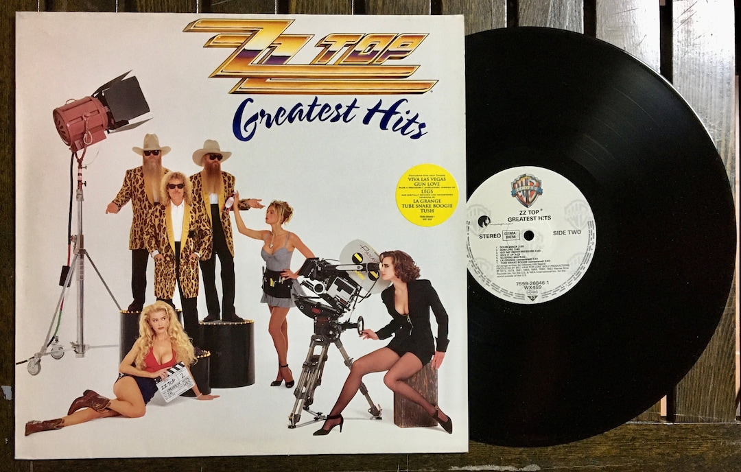 1992 ZZ Top Greatest Hits Vinyl LP Compilation Etsy