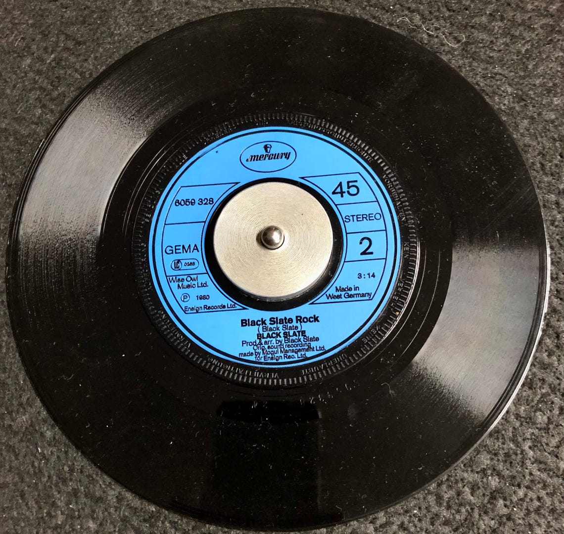 Black Slate - Amigo / Black Slate Rock - 1980 Vinyl 7" 45 RPM, foto 4 di 4