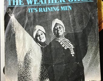 1984 The Weather Girls – It's Raining Men, vinyl, 7", 45 RPM, singel