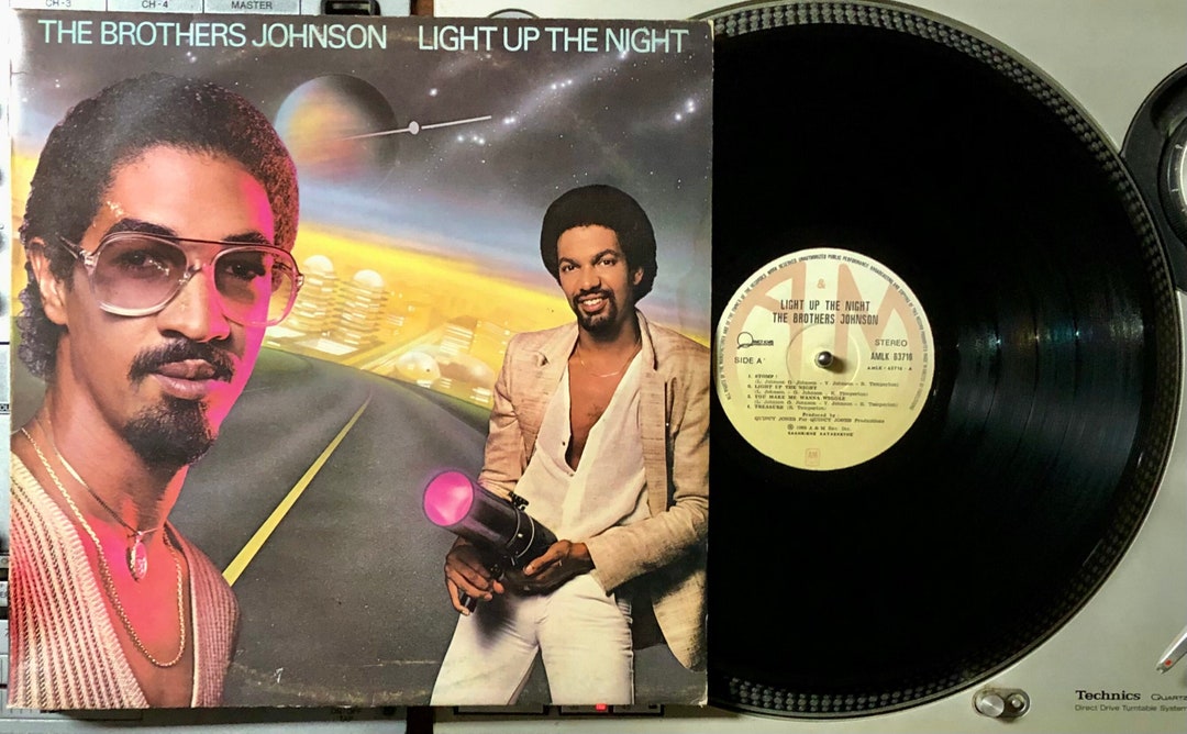 1980 the Brothers Johnson Light up the Night , Vinyl, LP, Album Etsy