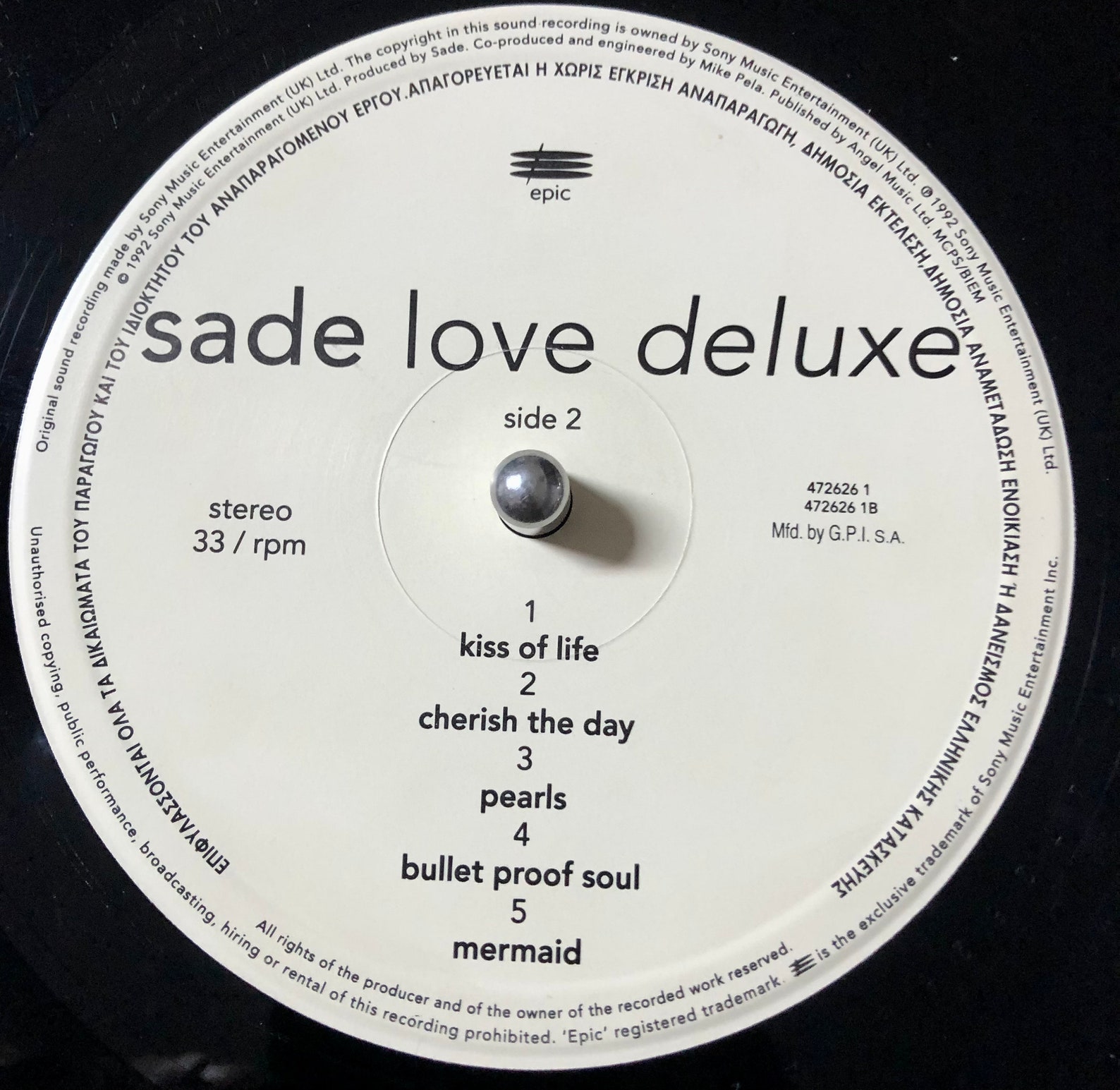 1992 Sade Love Deluxe Vinyl, LP, Album Souljazz Etsy