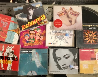 CD Singles veel 10cd's, Pro Clubbing DJ Set (Gebruikt)