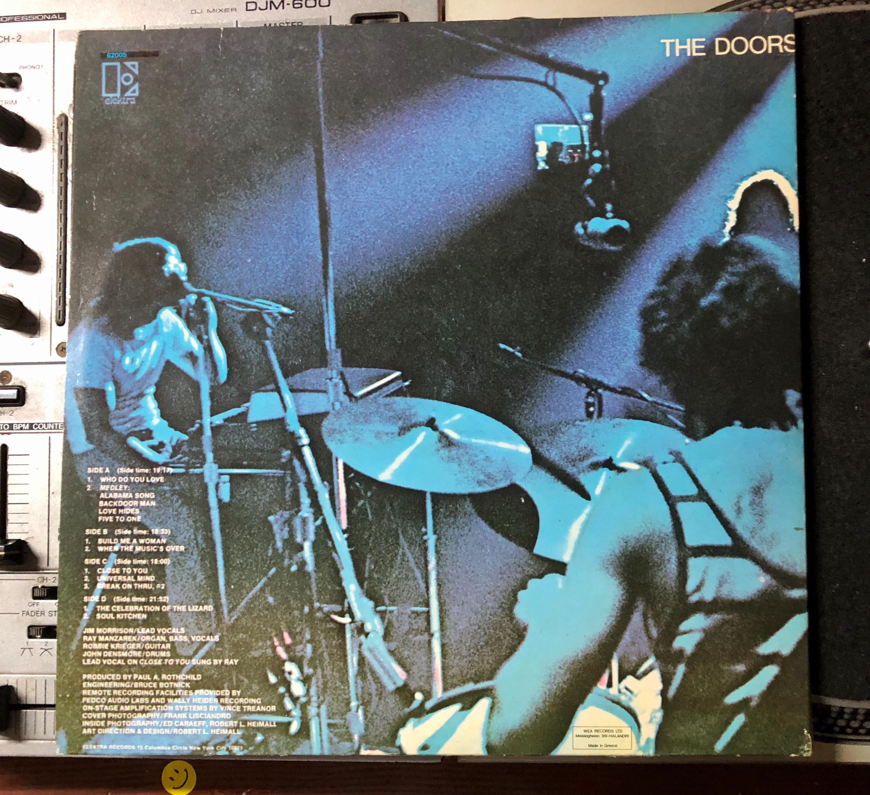 The Doors – Absolutely Live , 2 X Vinyl, LP, Album , Rare Greek