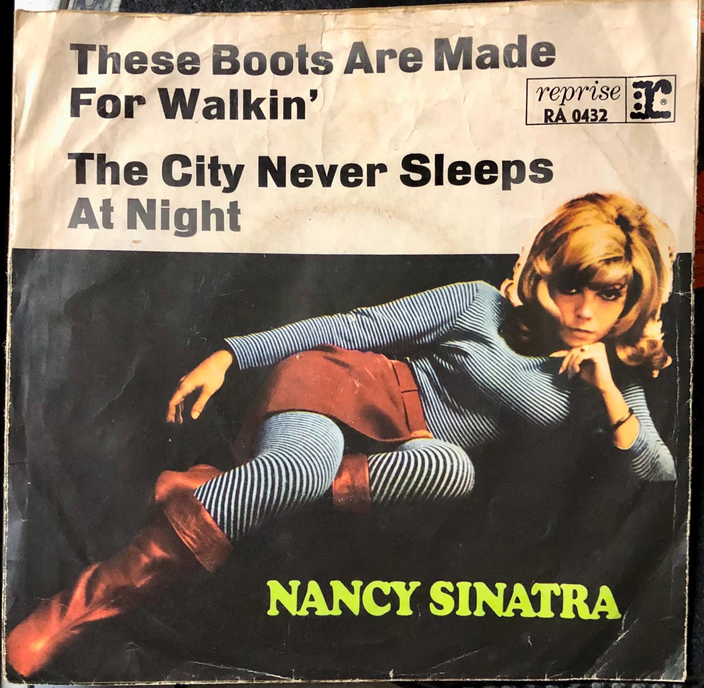 1966 Nancy Sinatra - These Boots Are Made for Walkin' , Vinyl, 7