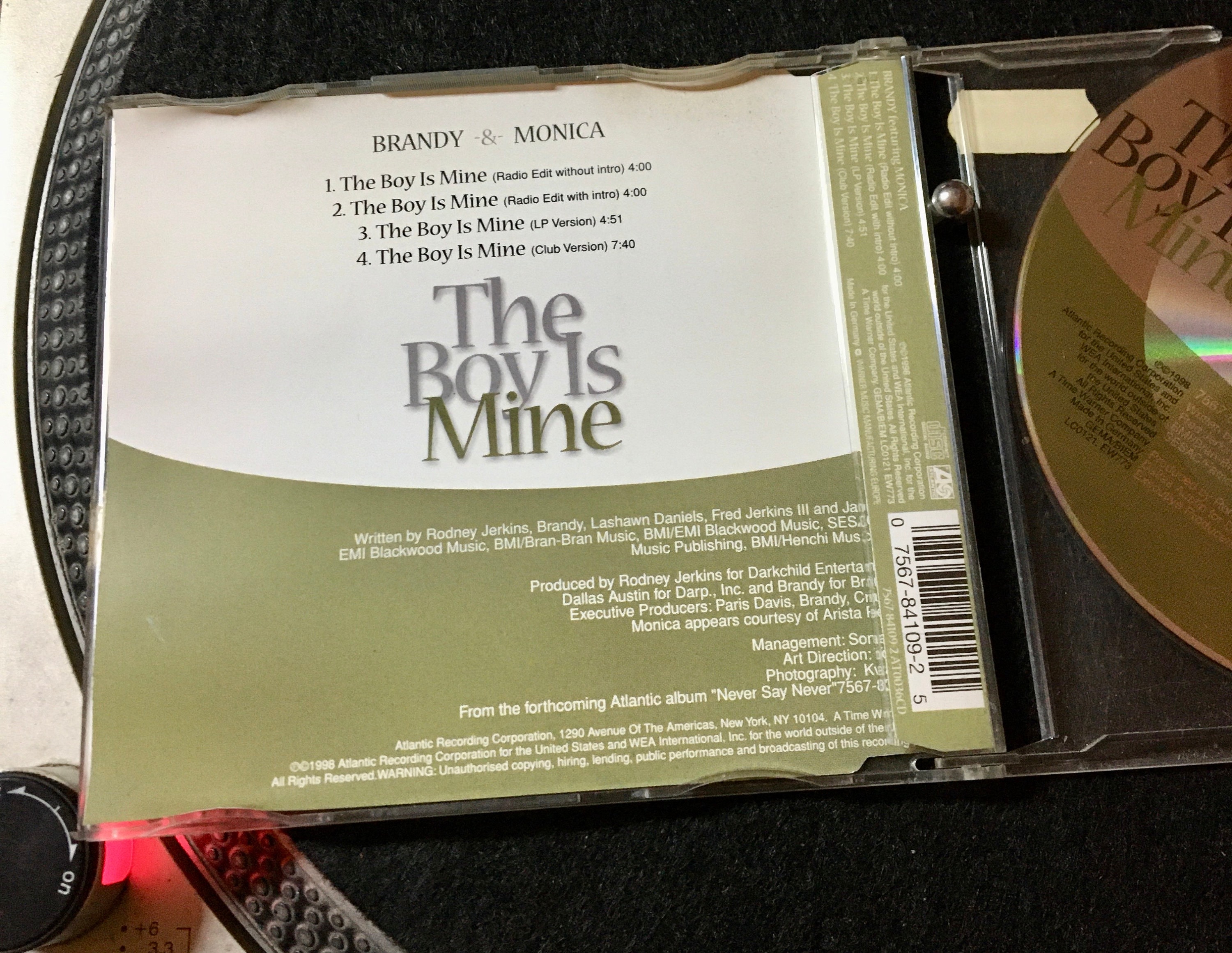 CD - 1998 Brandy \u0026 Monica - the Boy is Mine , CD, Single - Etsy Israel, image size:3000x2320