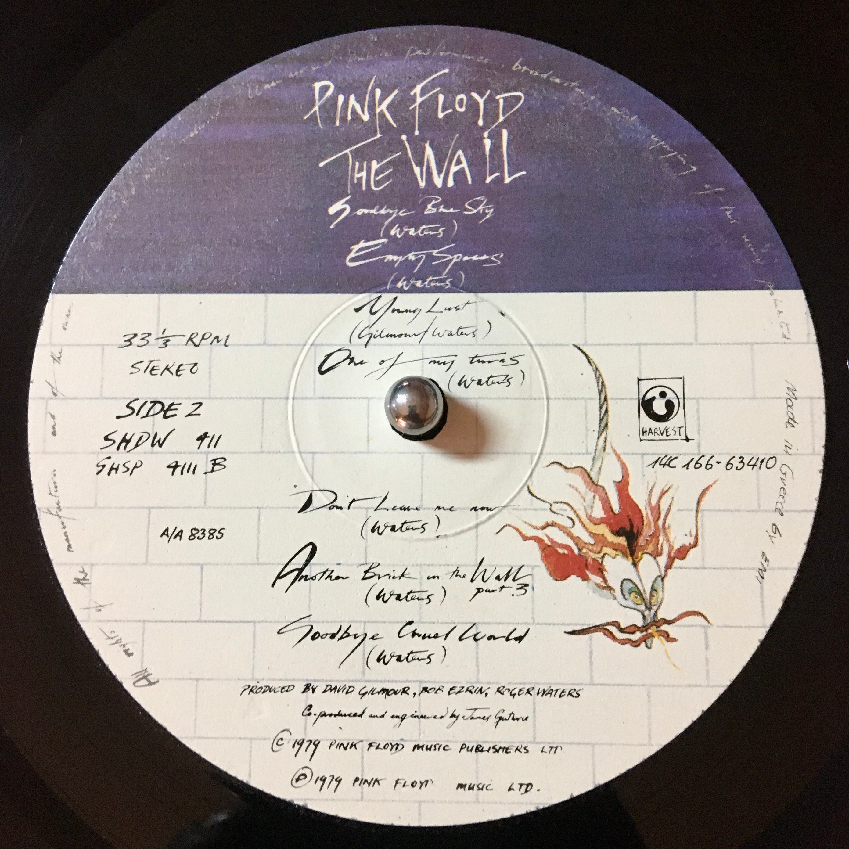 1979 Rare Greek Press Pink Floyd the Wall 2 X Vinyl, LP Album, Gatefold  Sleeve -  Norway