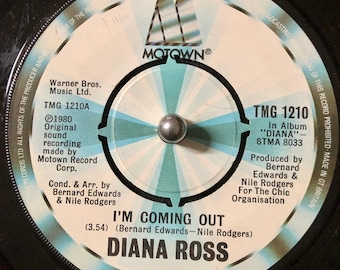 1980 Diana Ross - I'm Coming Out , Vinyl, 7", Single, 45 RPM