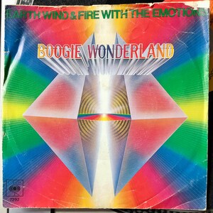 1979 Earth, Wind & Fire With The Emotions – Boogie Wonderland, Vinyl, 7", 45 RPM, Singel, Stereo