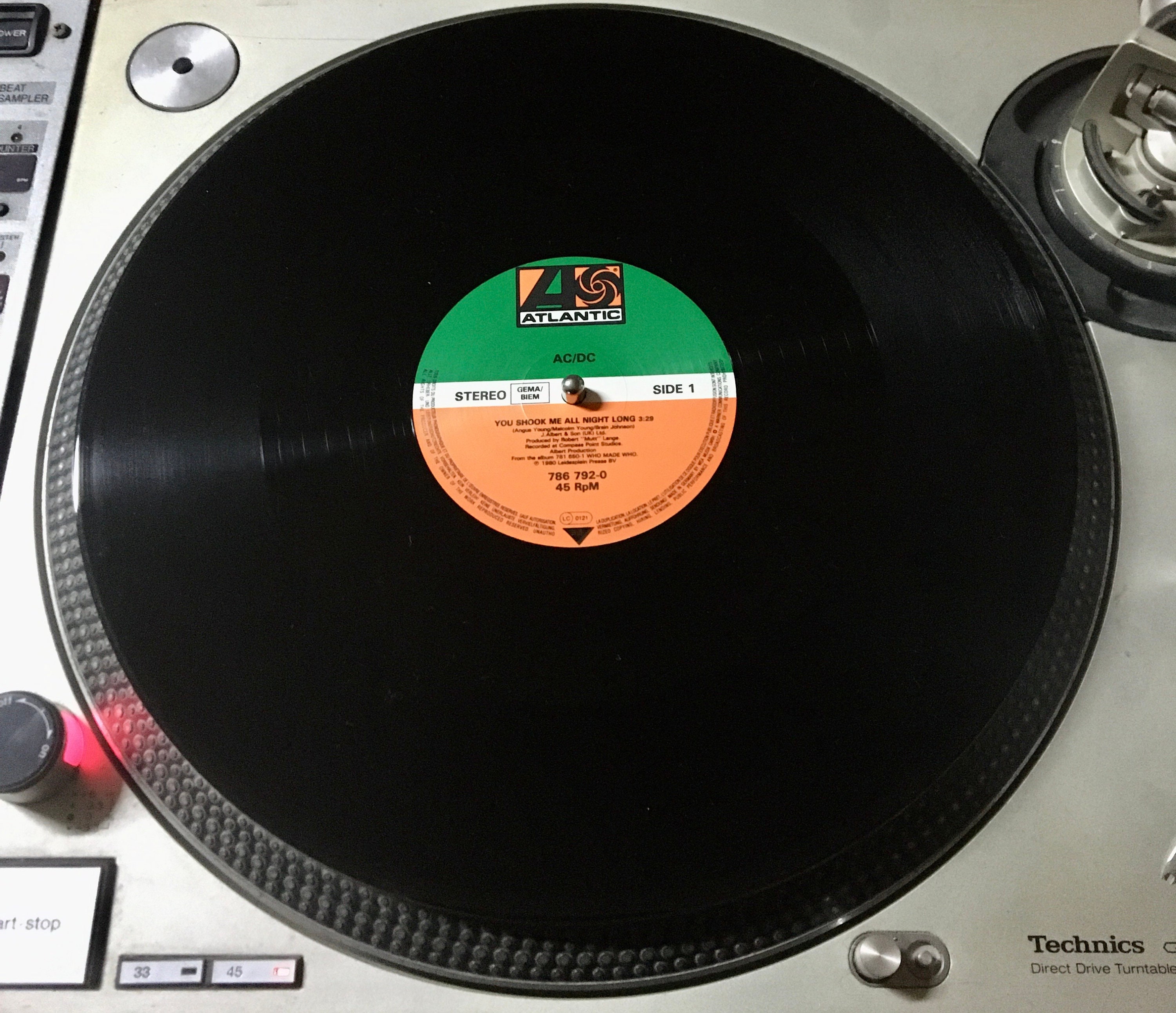 Rare AC/DC - You Shook Me All Night Long Vinyl, 12