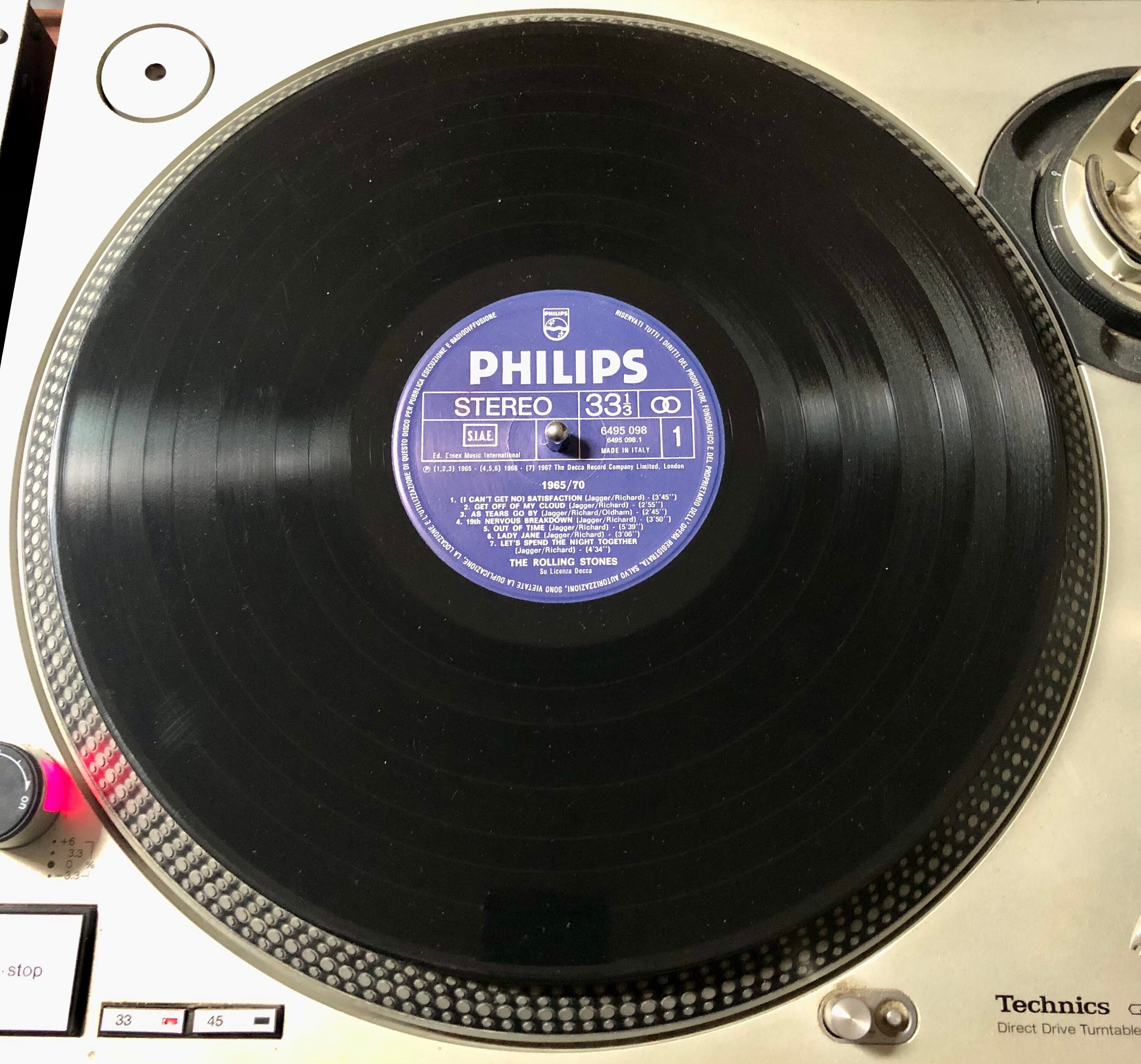 1984 The Rolling Stones – 1965/70 , Vinile, LP, Raccolta, Stereo