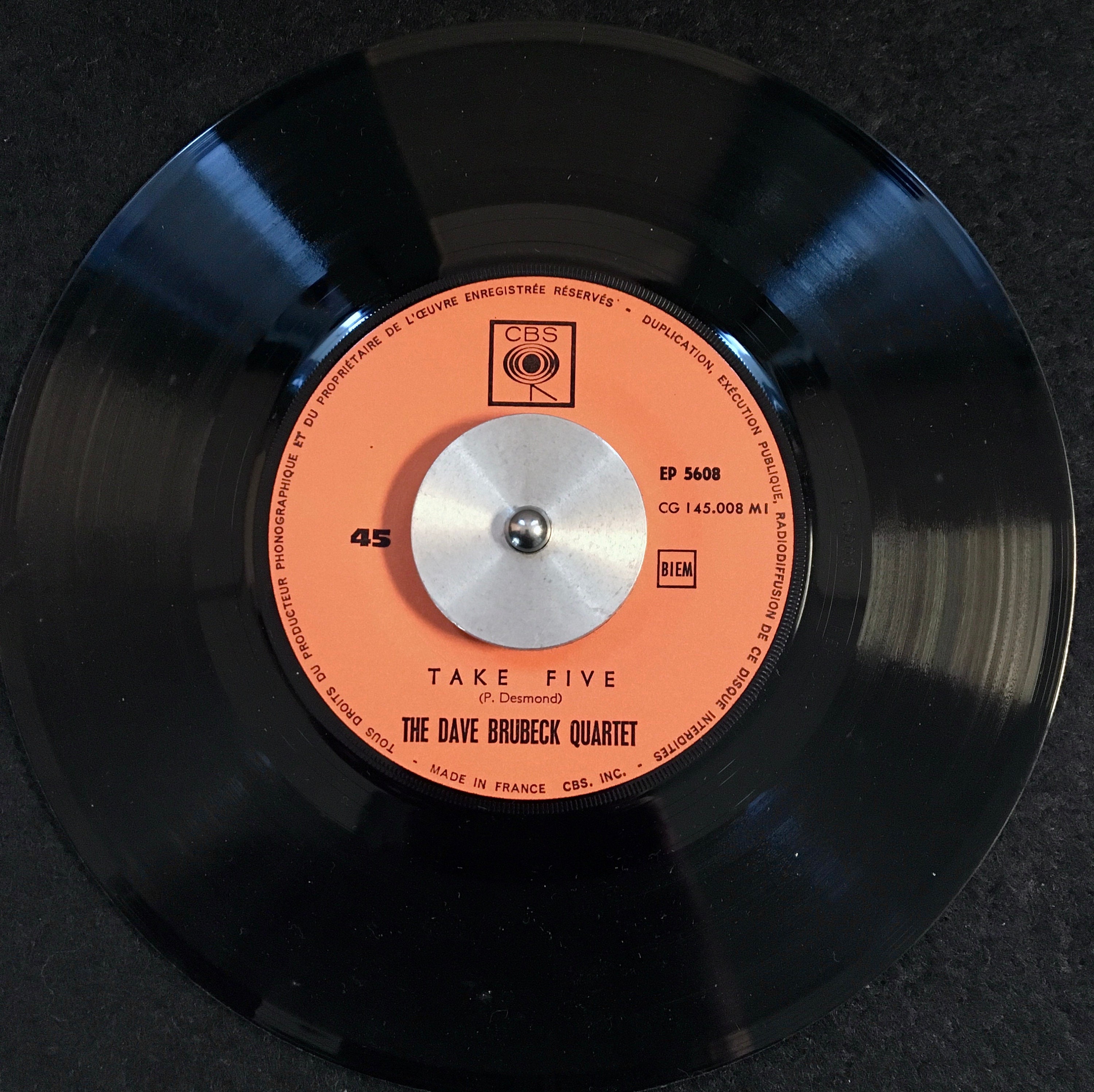 The Dave Brubeck Quartet – Take Five / Blue Rondo A La Turk