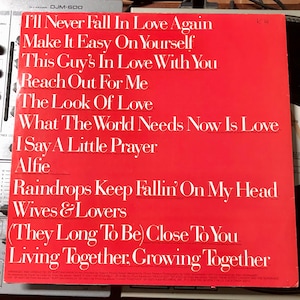 1973 Burt Bacharach's Greatest Hits , Vinyl, LP, Compilation - Etsy