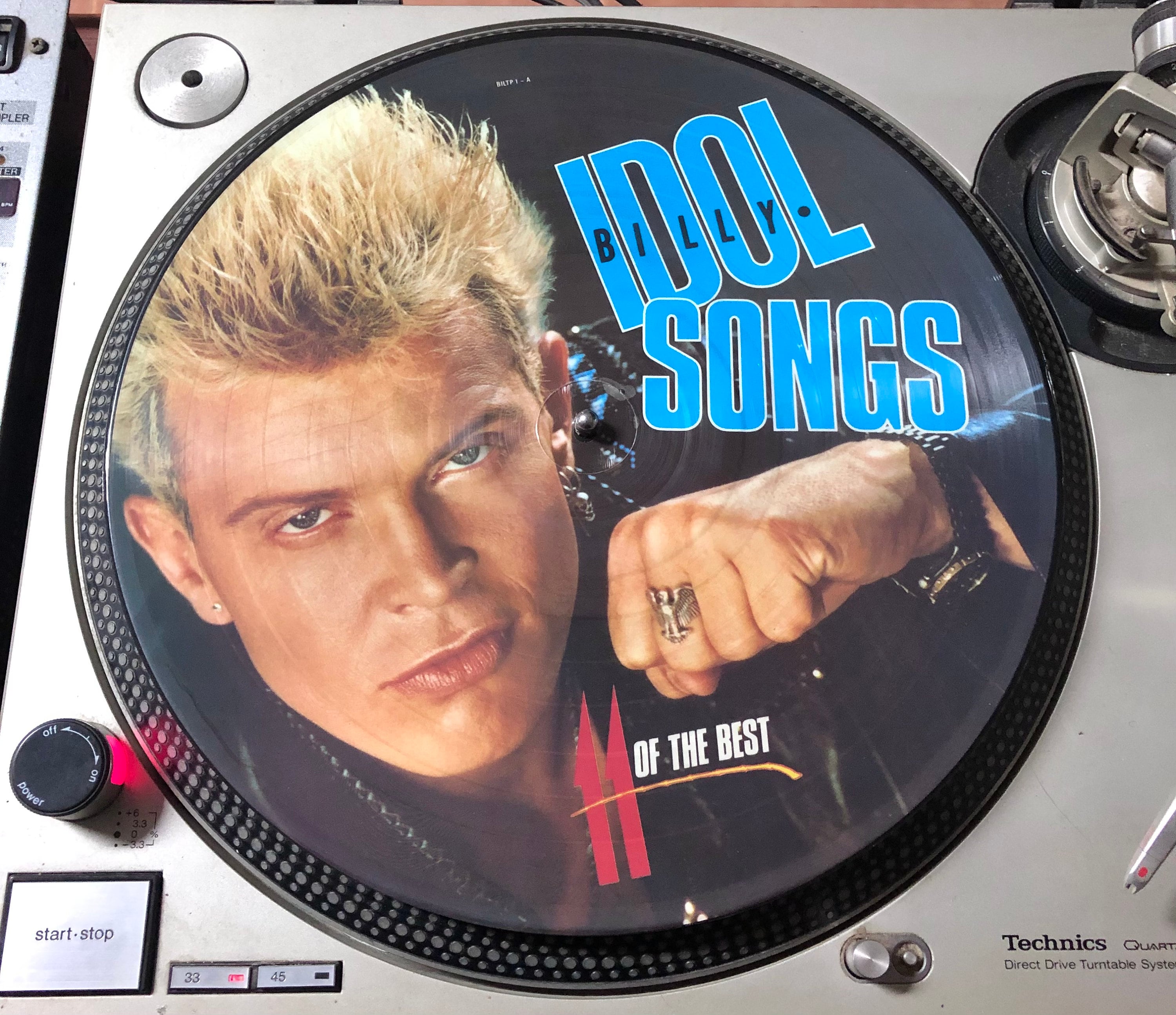 1988 Billy Idol Idol Songs LP Vinyl Compilation Picture Disc - Etsy