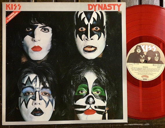 1979 Kiss Dynasty LP: Red Vinyl Album With Poster (near Mint) - Etsy