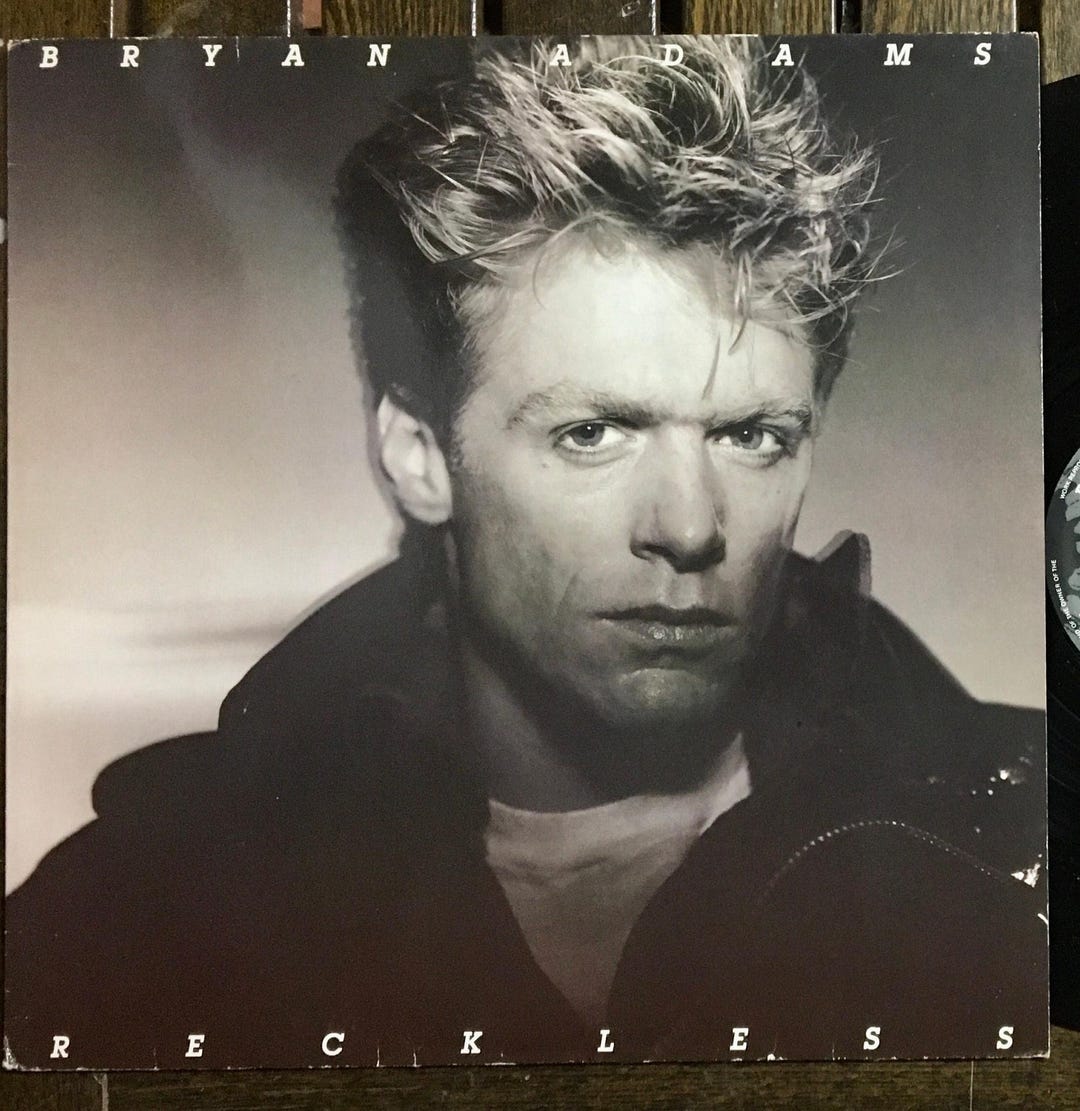 希少★BRYAN ADAMS ピンバッジ　1985 希少☆BRYAN ADAMS ピンバッジ1985