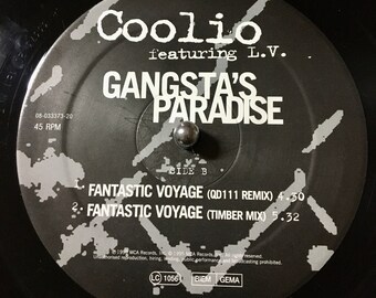 1996 Coolio Featuring L.V. - Gangsta's Paradise , Vinyl, 12