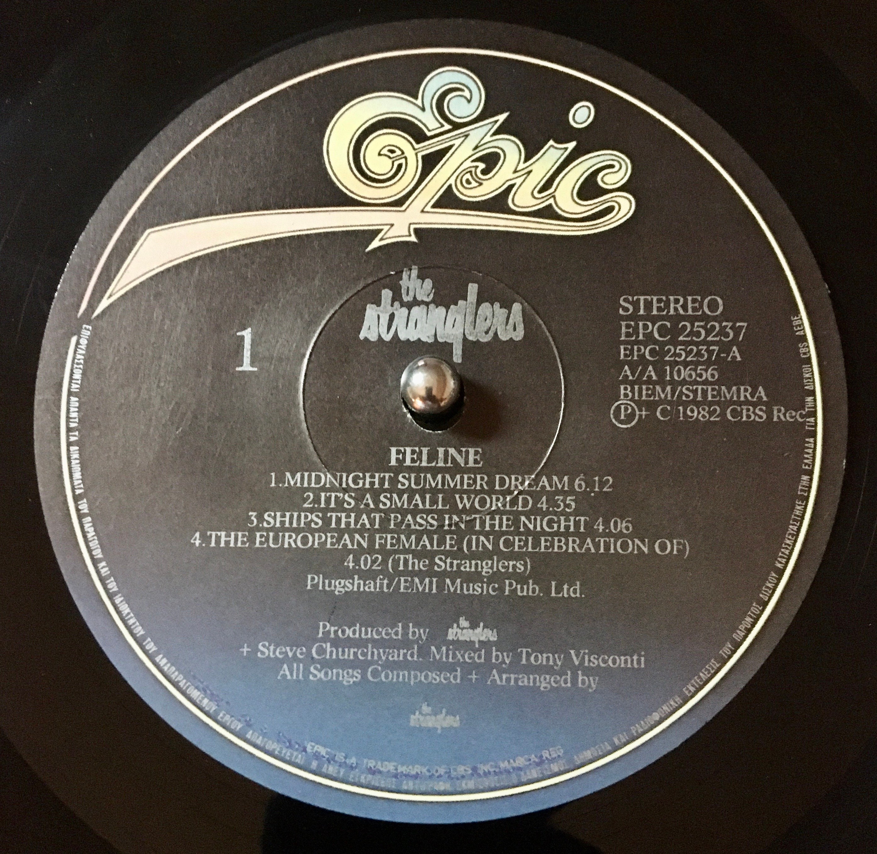 洋楽 THE STRANGLERS limited color vinyl 1983 Rare the Stranglers – Feline Vinyl, LP, Album, Limited