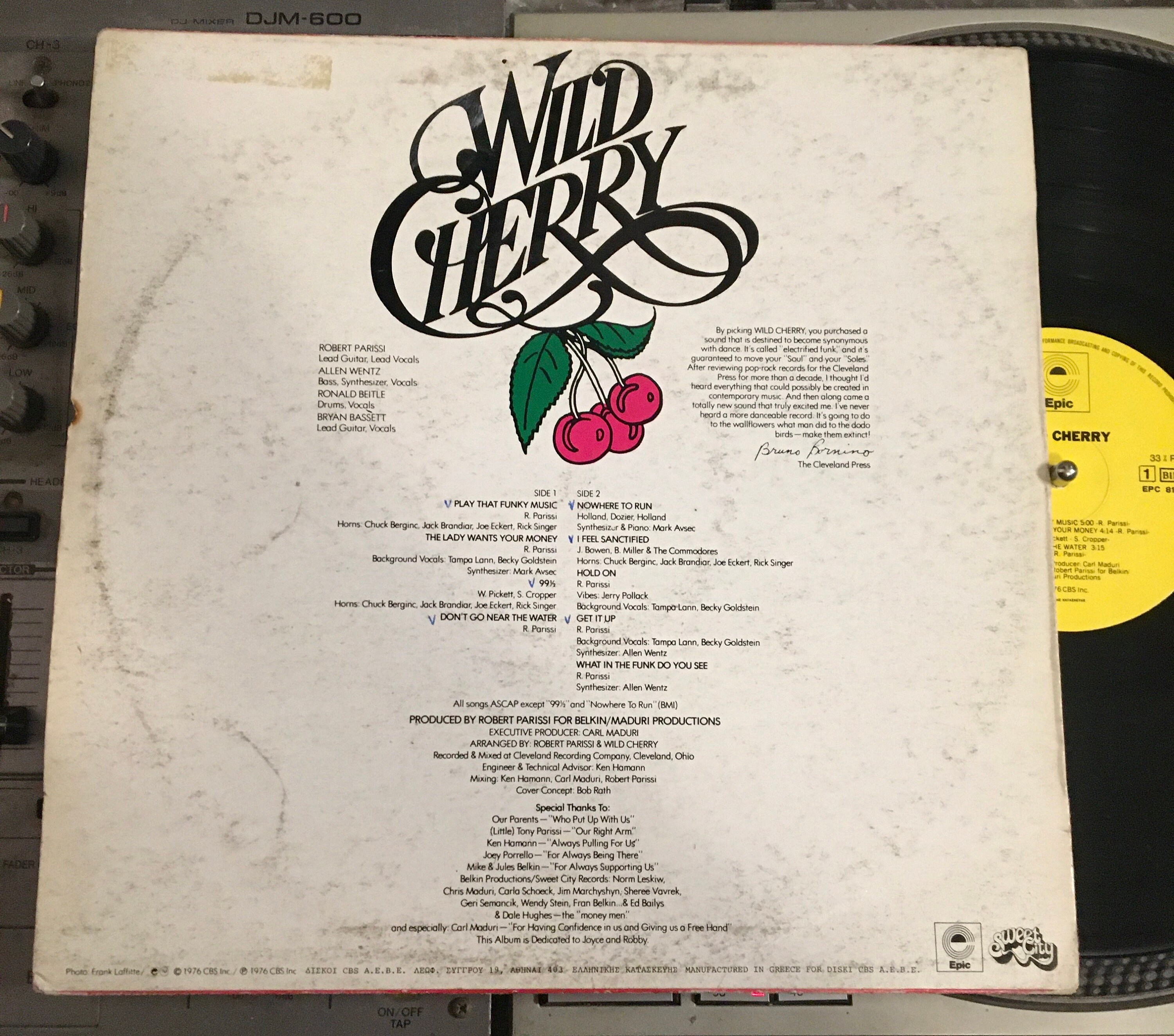 洋楽 Wild Cherry 12inch LP Wild Cherry - Wild Cherry - Play That Funky Music - Vinyl LP