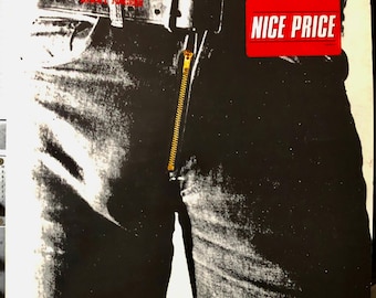 The Rolling Stones Sticky Fingers Vinyl Record Album Lp Zipper