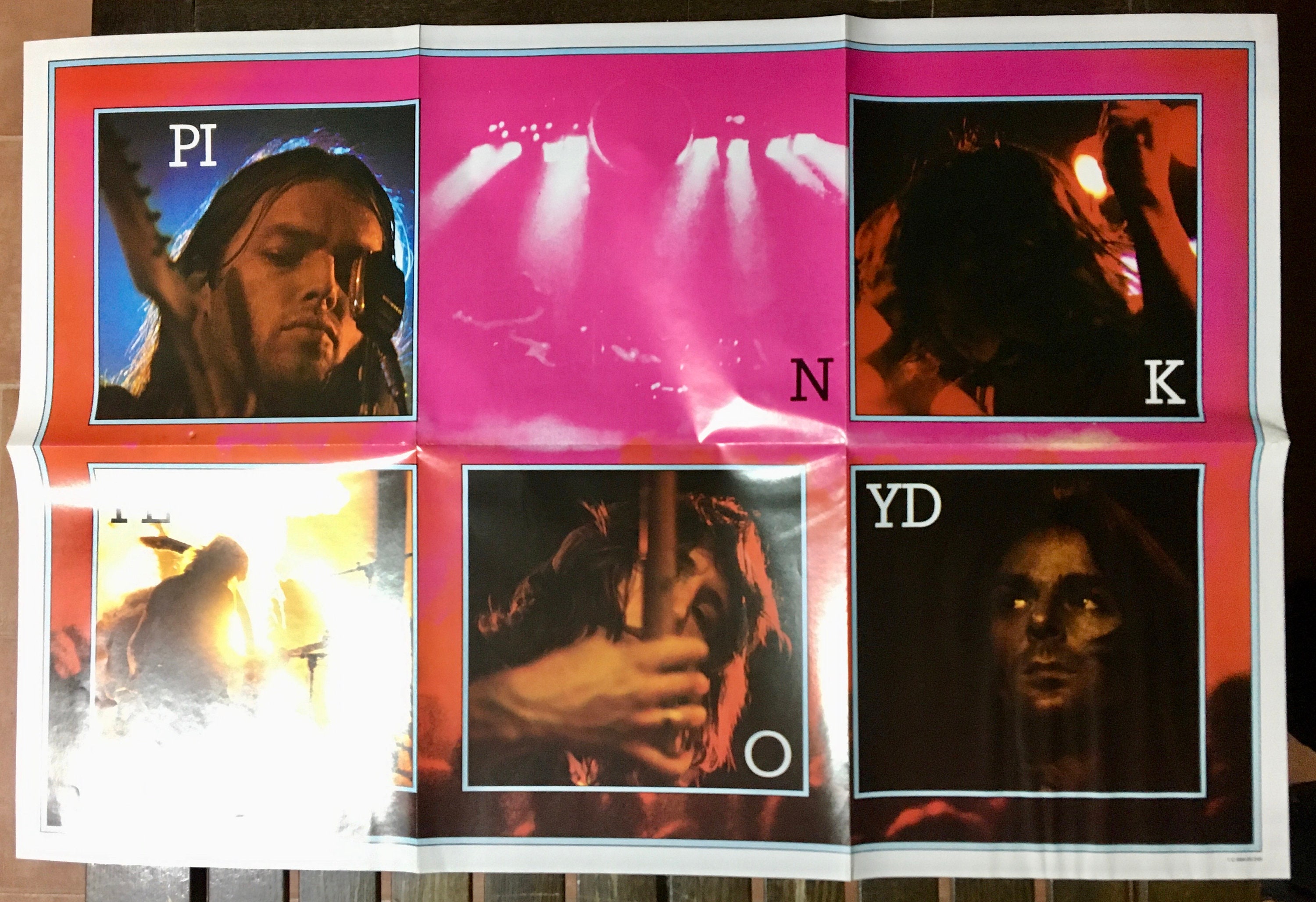 ピンク・フロイド - 狂気 - 1977年 ホワイト・ビニールLP + ポスター