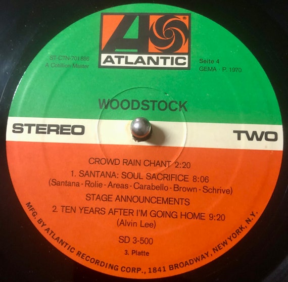 Woodstock オリジナル・サウンドトラック 3枚組 LPレコード 1970 Woodstock - Music From the Original Soundtrack and More , 3 X