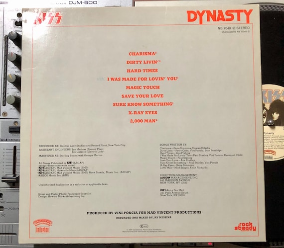 1979 Kiss - Dynasty , Vinyl, LP, Album - Etsy