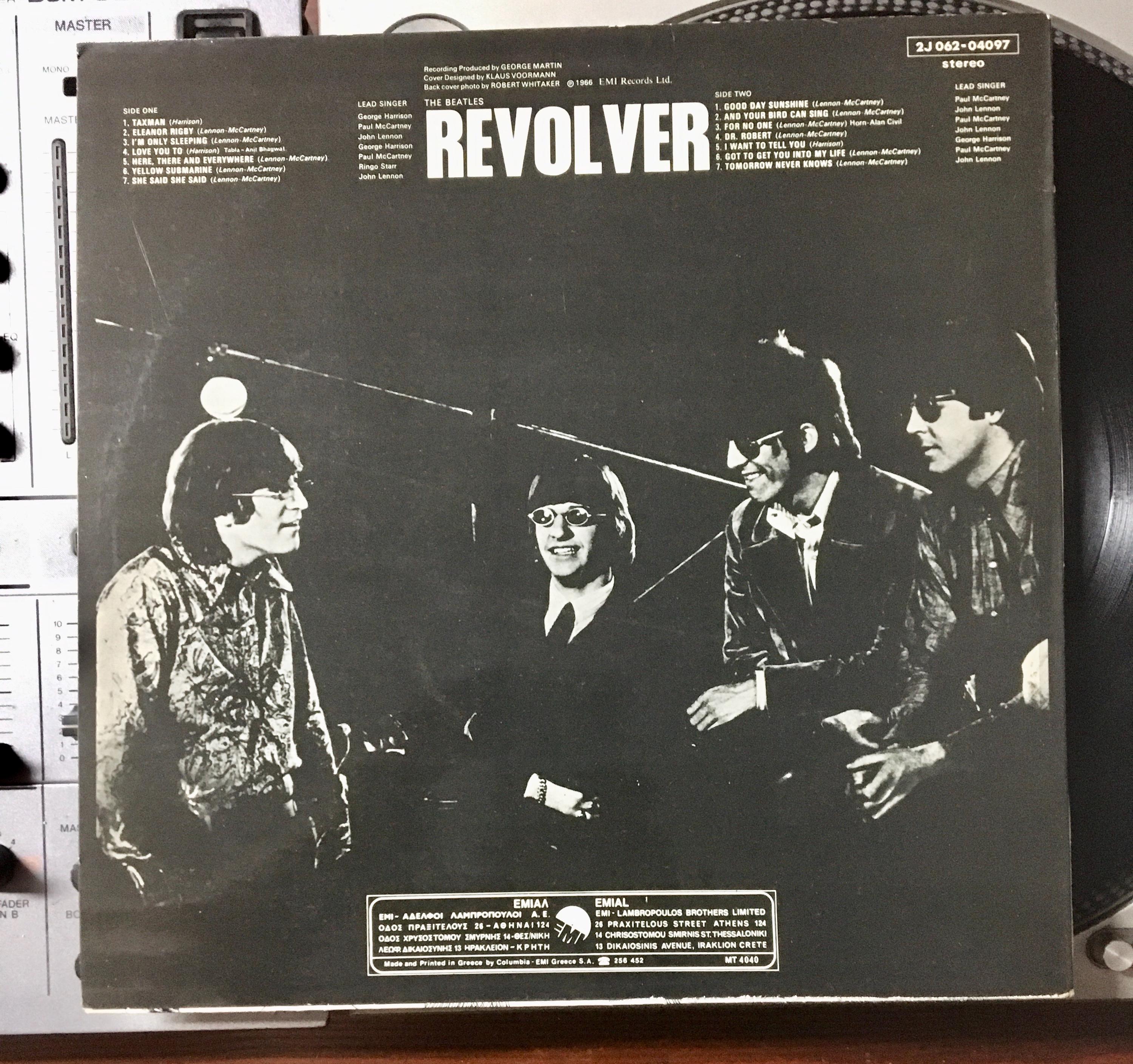 1975 the Beatles - Revolver , Vinyl, LP, Album , Rare Greek Press