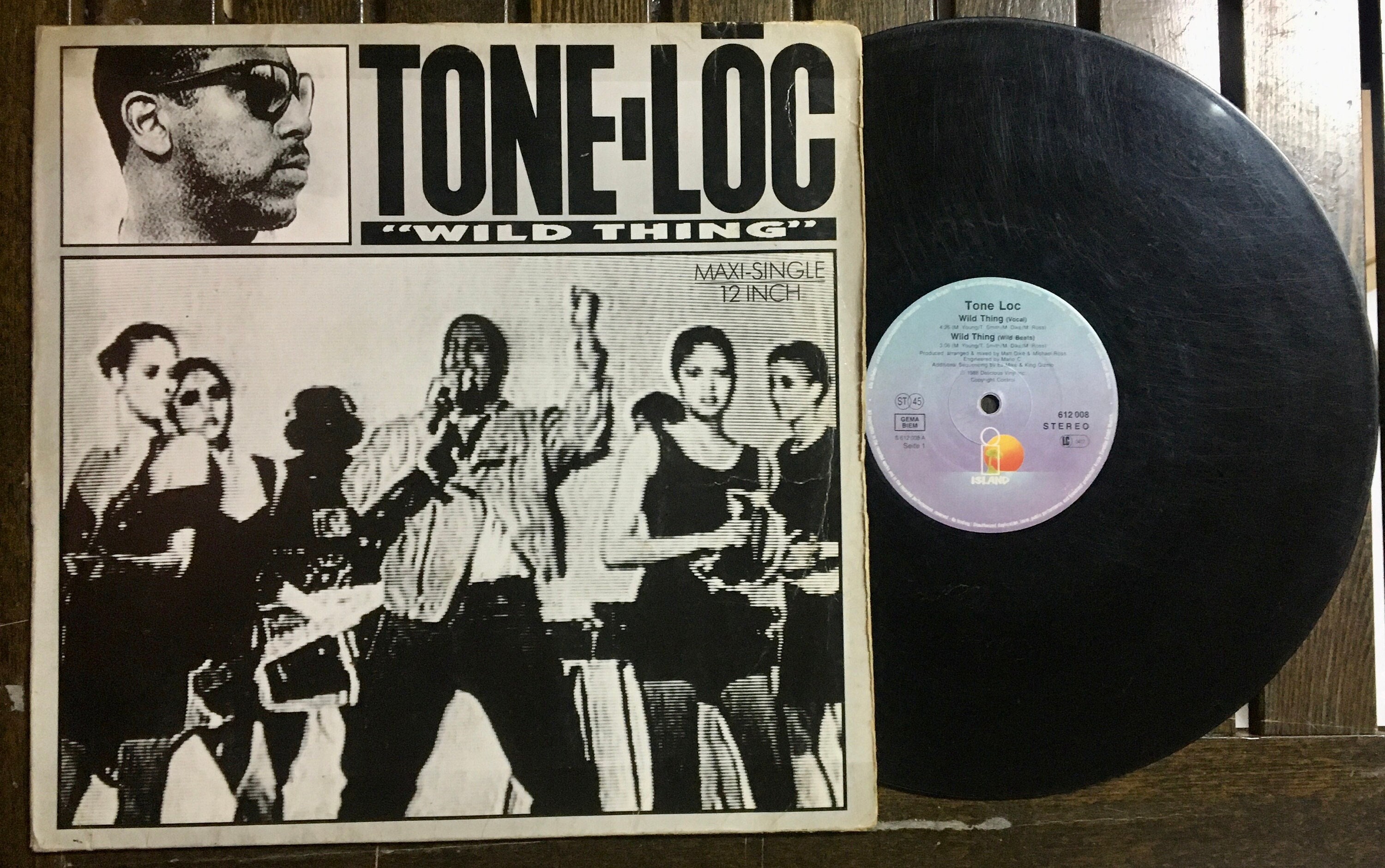 søm Geografi sammensatte 1989 Tone Loc Wild Thing Vinyl 12 45 RPM - Etsy