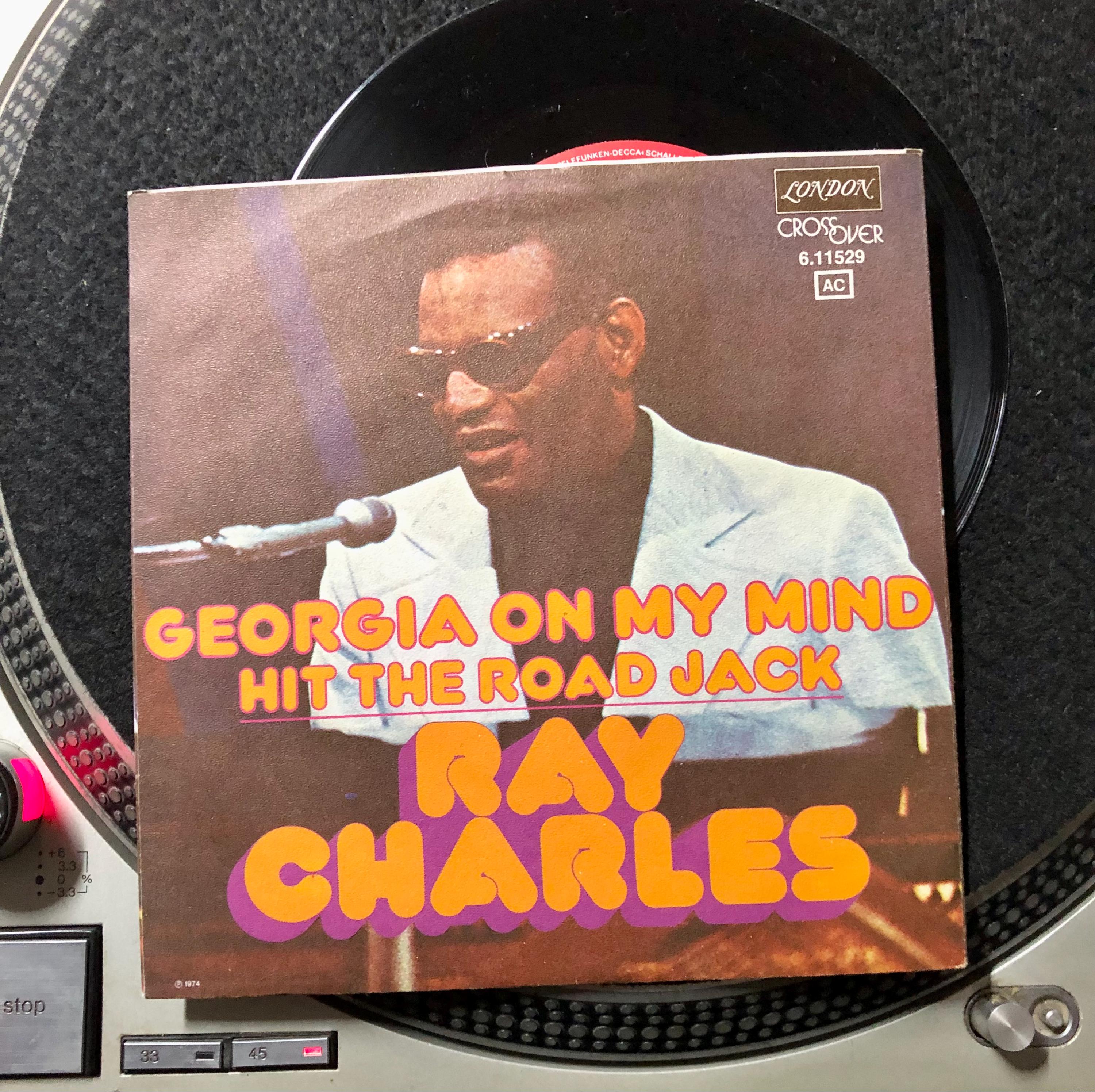 1974 Ray Charles – Hit the Road Jack / Georgia on My Mind , Vinyl