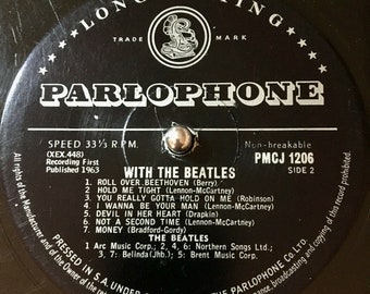 1963年 RaRe 南アフリカプレス The Beatles - With The Beatles