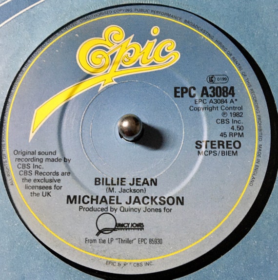1983 Michael Jackson - Billie Jean , Vinyl, 7
