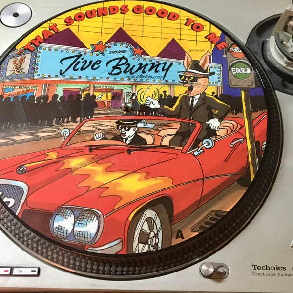 1989 Limited Edition, Jive Bunny And The Mastermixers - That Sounds Good To Me ,  Vinyl, 12", Picture Disc