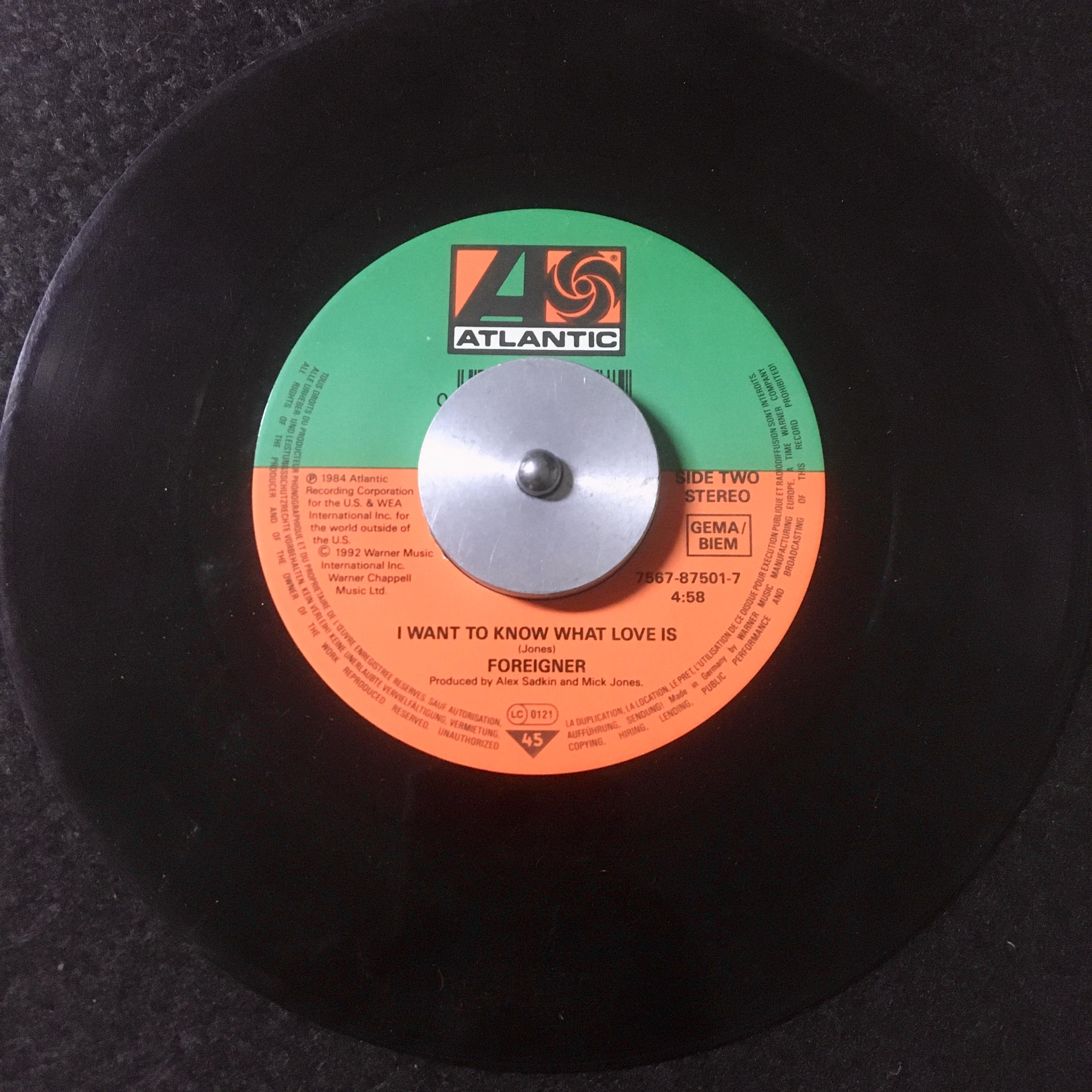 Foreigner – Urgent / I Want to Know What Love is , Vinyl, 7