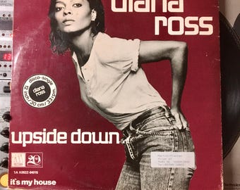 1980 ダイアナ・ロス - Upside Down、ビニール、12 インチ、シングル