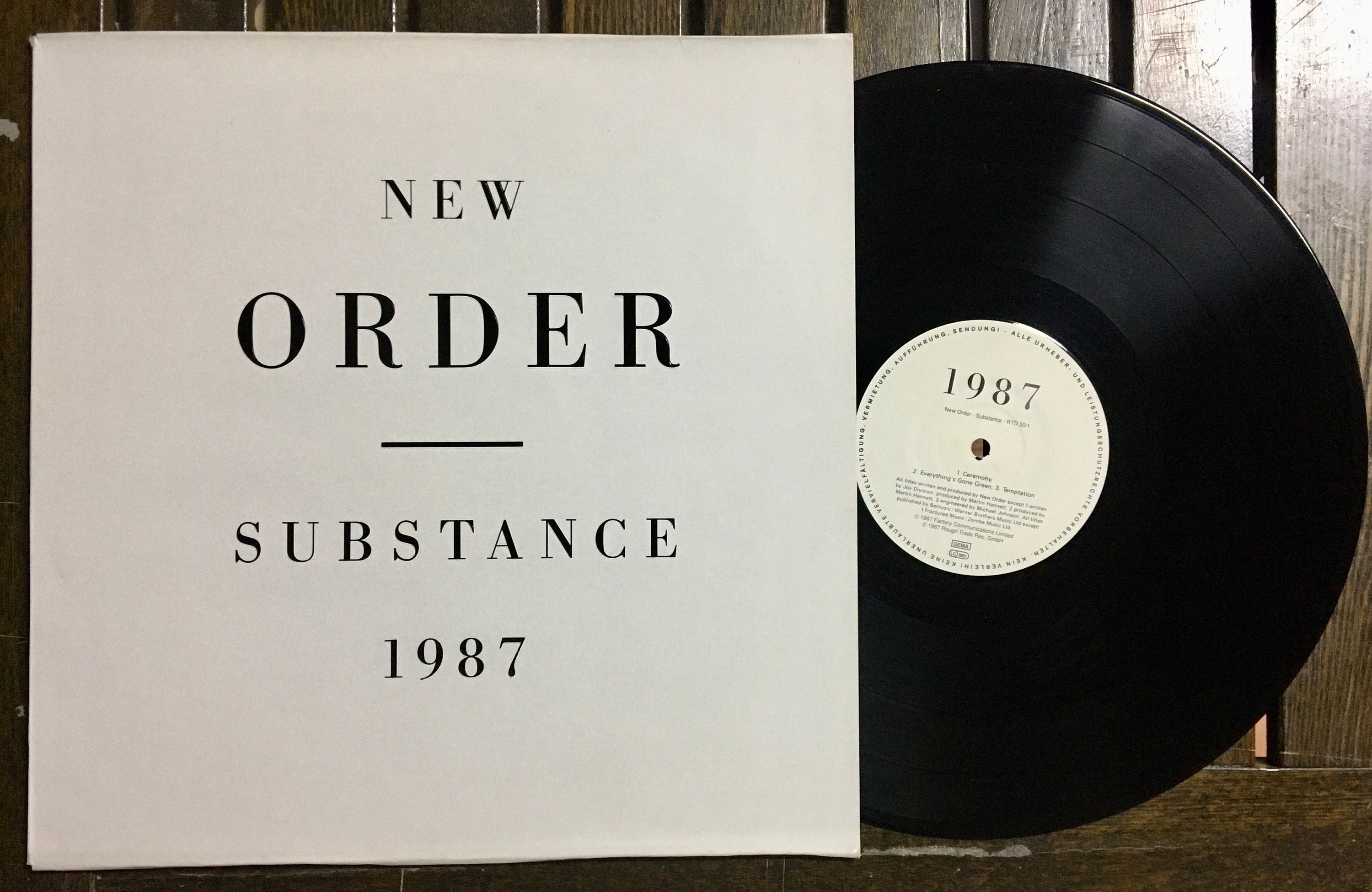1987 New Order Substance 2 Vinyl LP Compilation Etsy