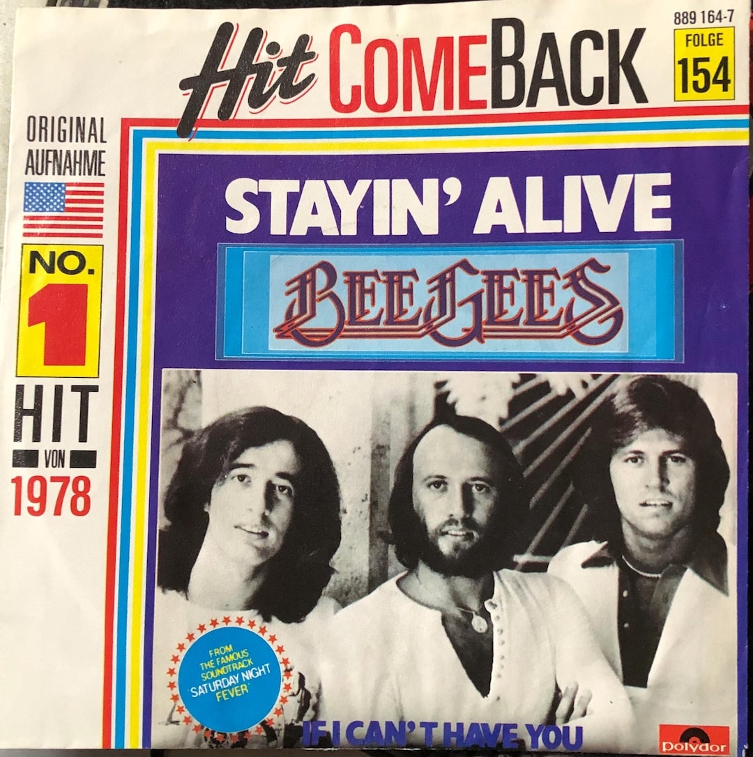1989 Bee Gees – Stayin' Alive / I Can't Have You , Vinyl, 7