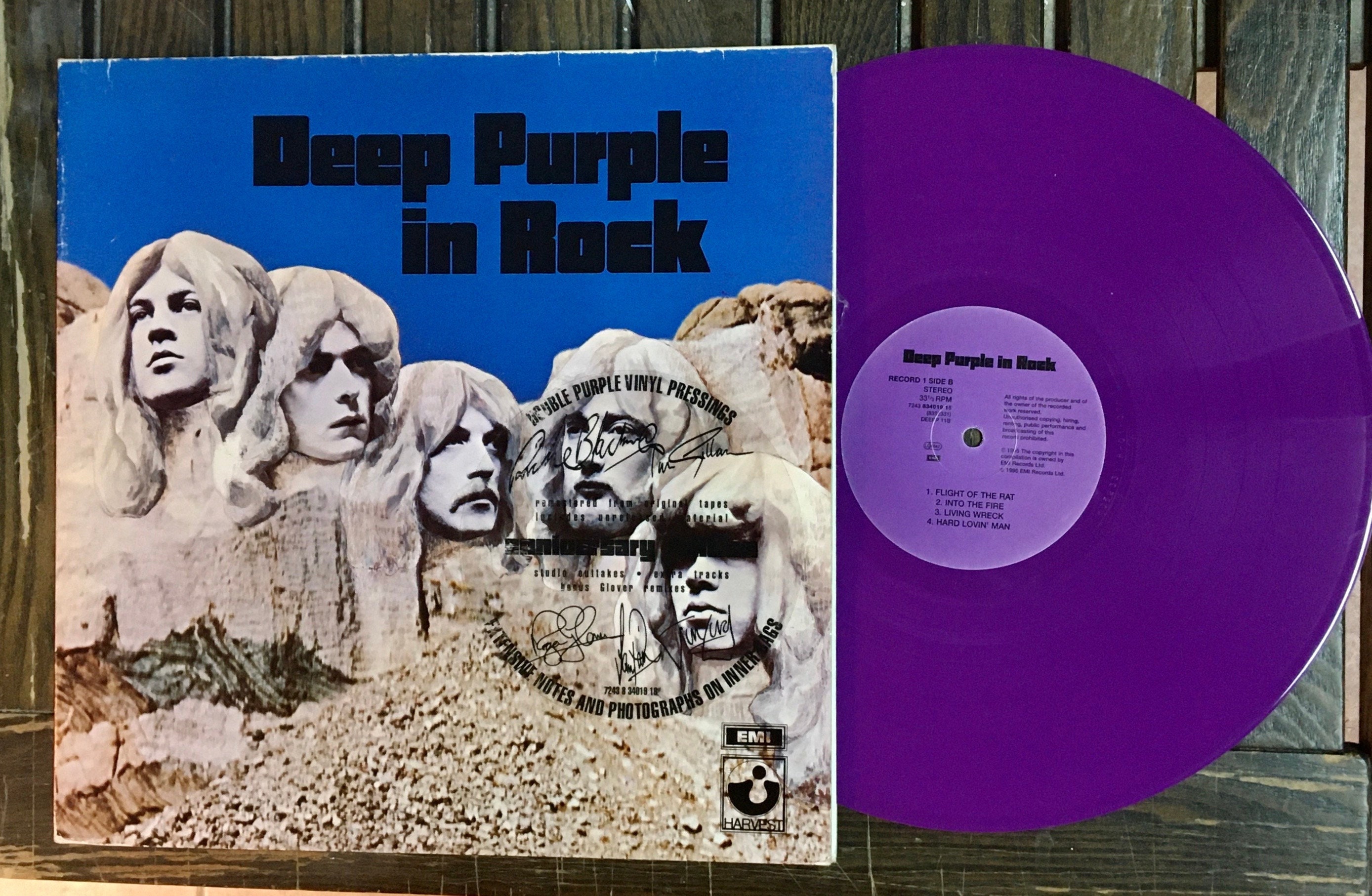 1995 Limited Edition Deep Purple in Rock 2 X