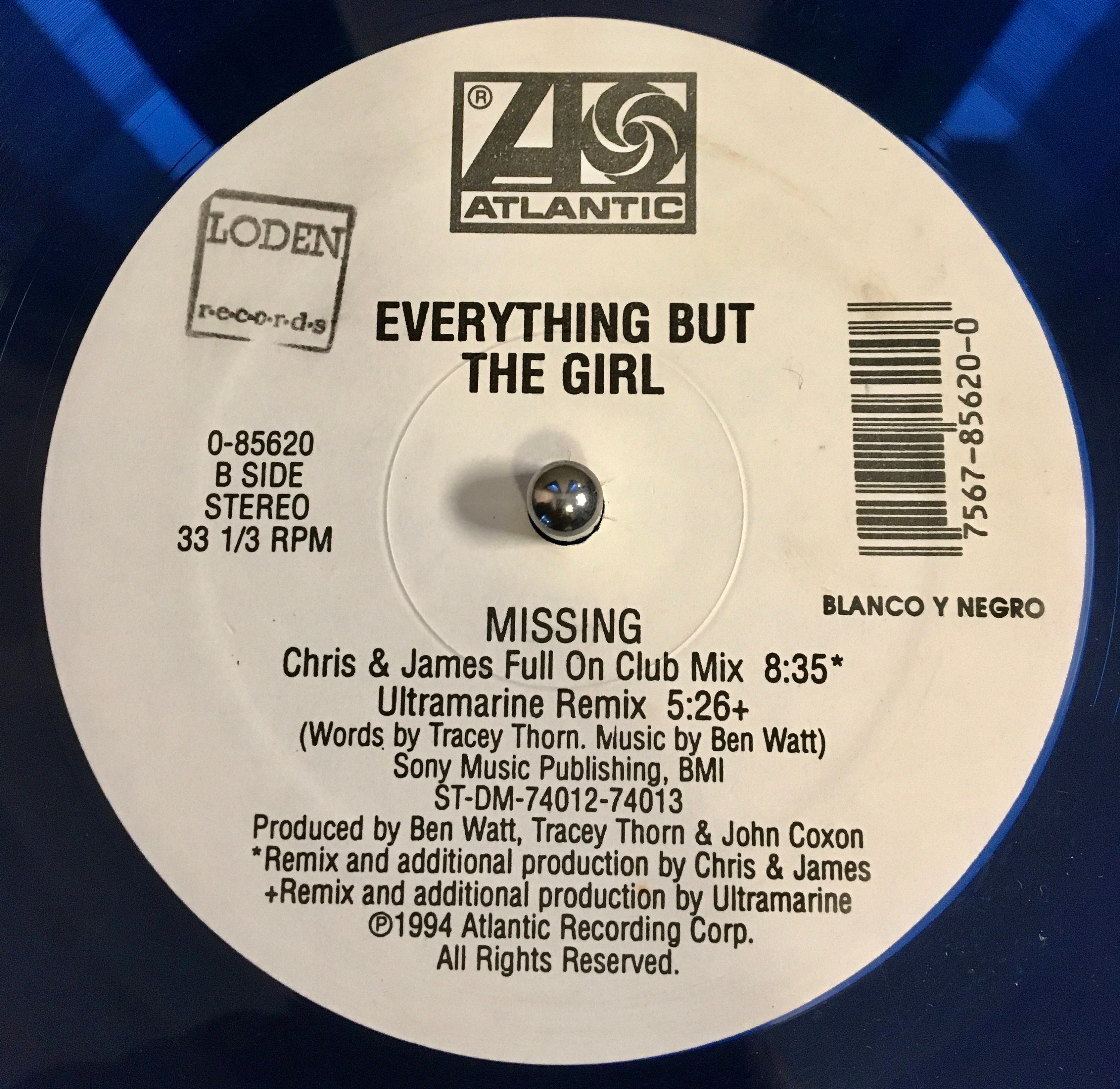 1994 - Everything but the Girl - Missing (the Bootleg Mixes