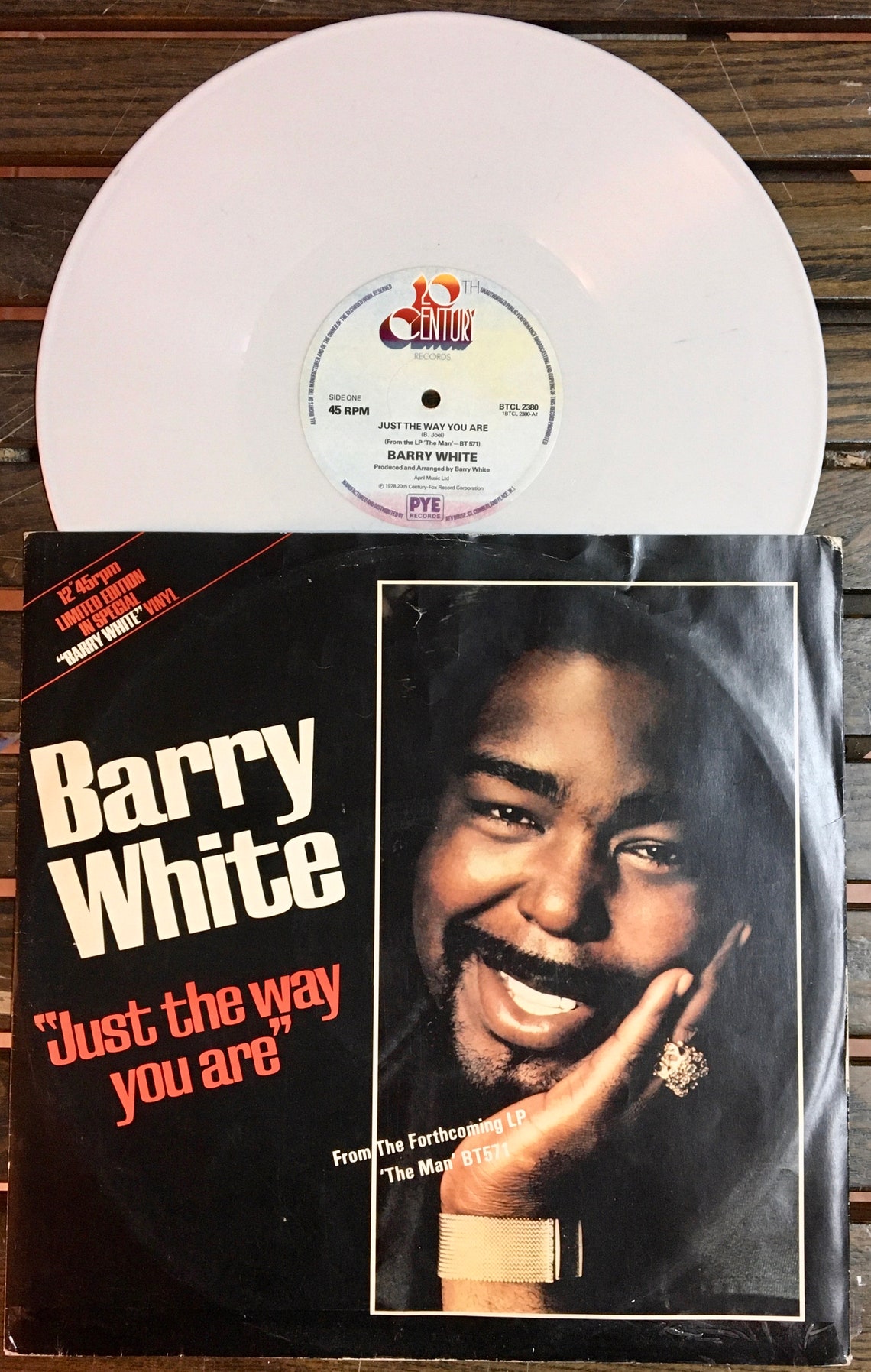 1978 Barry White Just The Way You Are Vinyl 12 45 Etsy