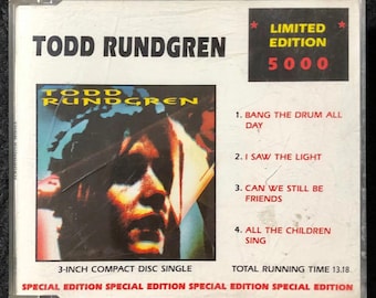 CD - Todd Rundgren - Bang The Drum All Day CD, Mini, Single, Limited Edition,
