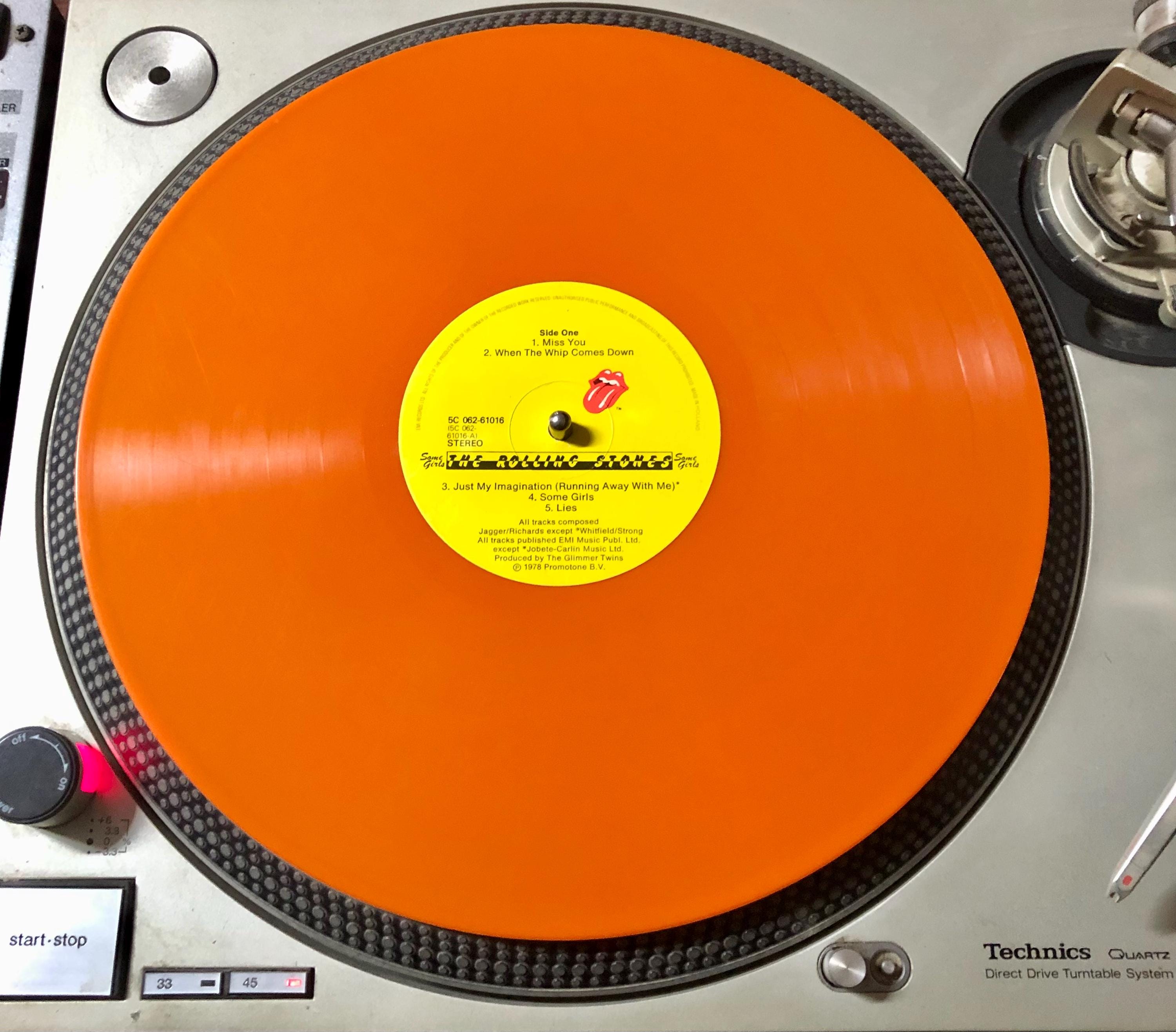1978 the Rolling Stones – Some Girls , Vinyl, LP, Album, Orange - Etsy