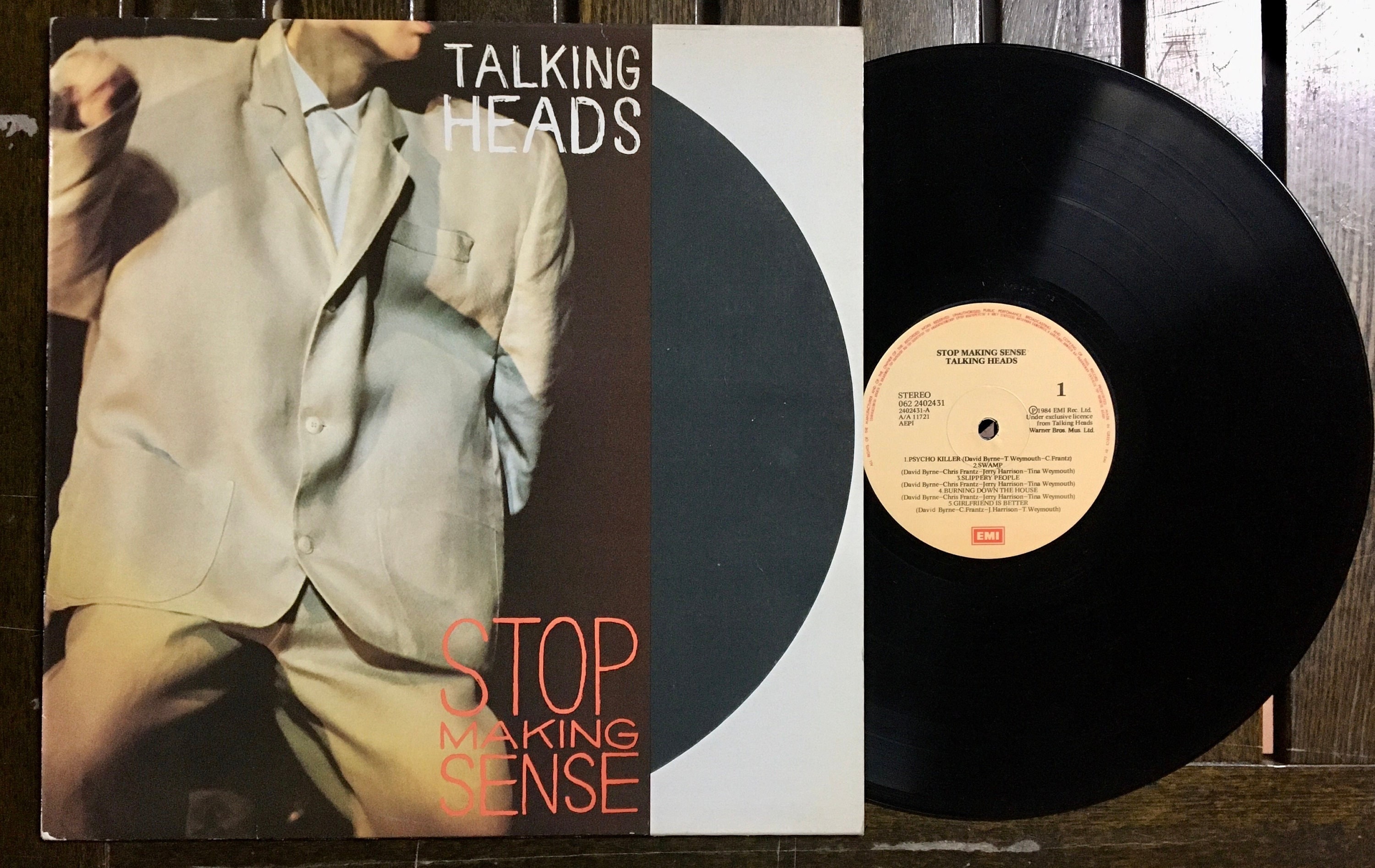 Indrømme Herre venlig malm 1984 Talking Heads Stop Making Sense Vinyl LP Album - Etsy Israel