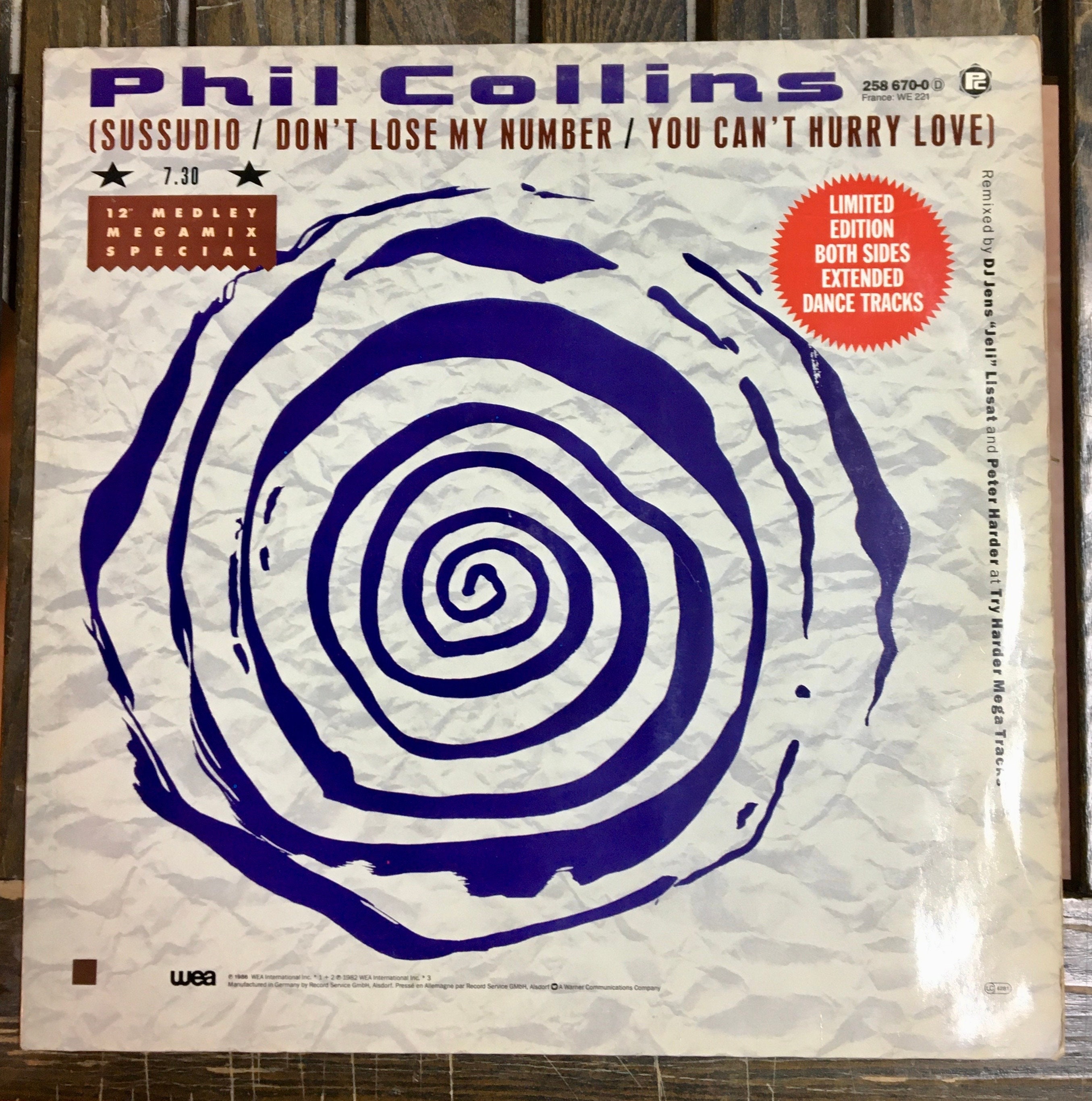 1986 Phil Collins 12